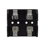 Bussmann T60060-2CR Open Fuse Block With Reinforced Spring, 600 VAC/VDC, 31 to 60 A, Class T, 2 AWG Wire, 2 Poles