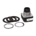 Rockwell Automation 30.5mm Type 4/13 Mom. Contact PB-Illum., No Color, Ext. Hd w/o Guard, No Contacts