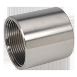Gibson Stainless® CPL75 Conduit Coupling, 3/4 in, 316 Stainless Steel, For Use With NPS Threaded Conduit, Bright Polished
