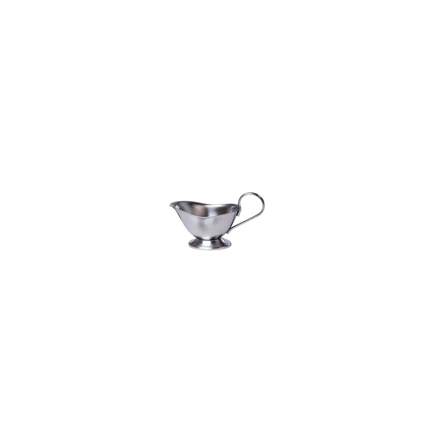 SAUCE BOAT GOOSENECK 9 OZ BRUSHED S/S 48ea/cs | Singer Equipment Co.