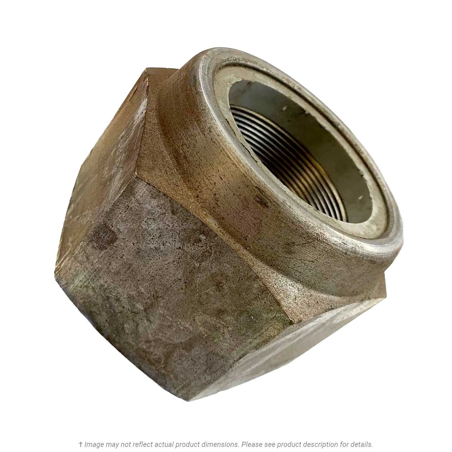 2-1/2"-12 Plain Heavy Hex Nylon Insert Locknut