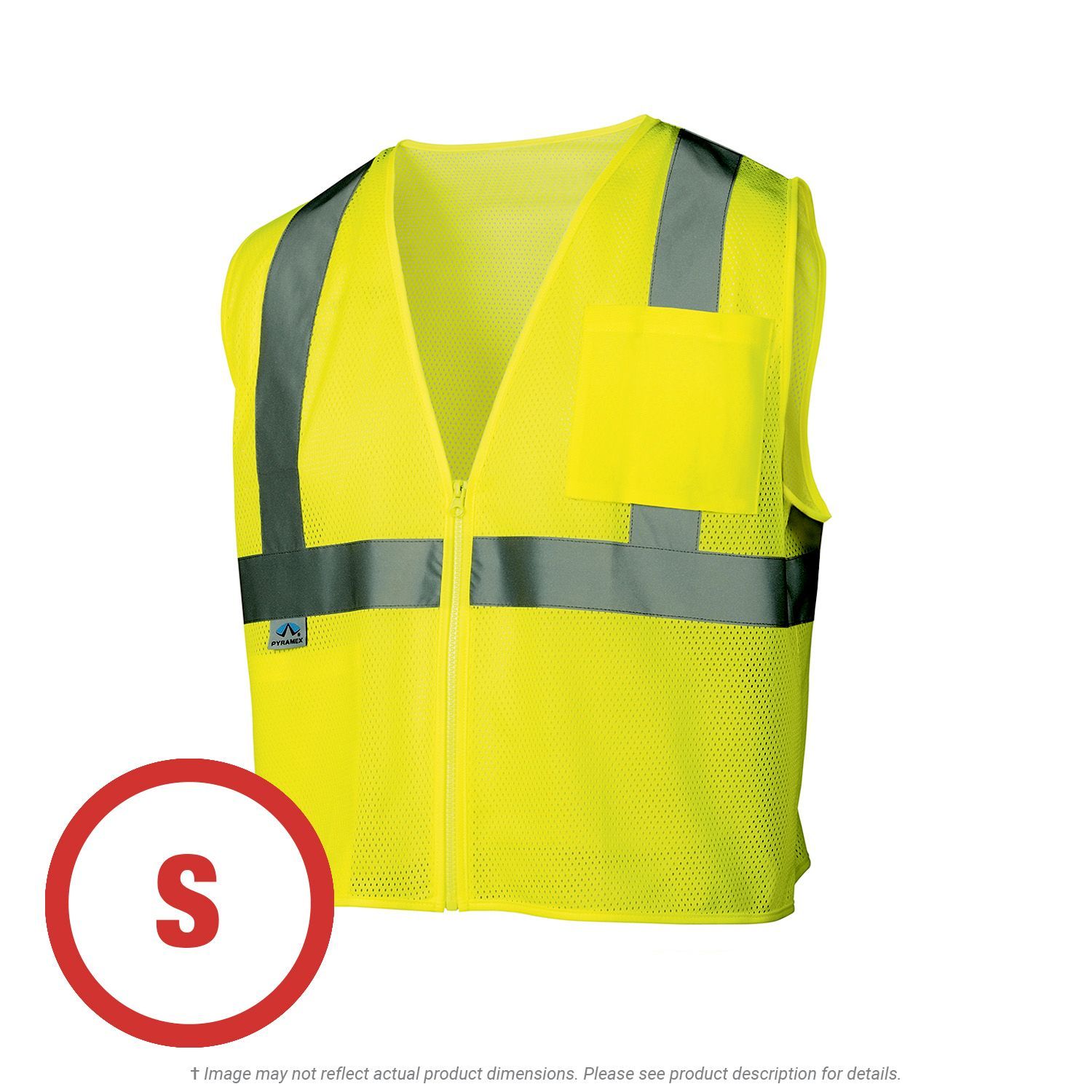 Class 2 Lime Mesh Safety Vest Small