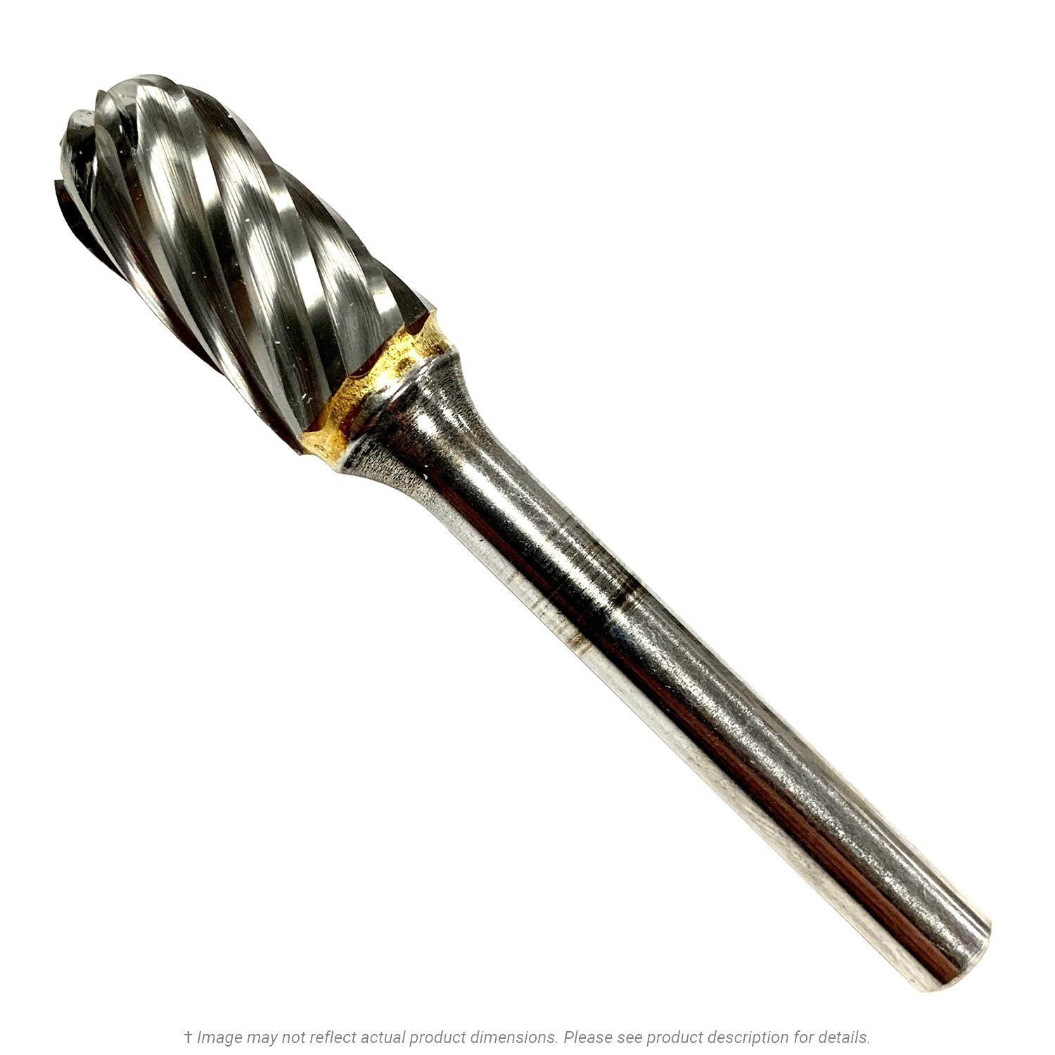 SC-5NF Carbide Burr Aluminum - Round Nose Cylinder