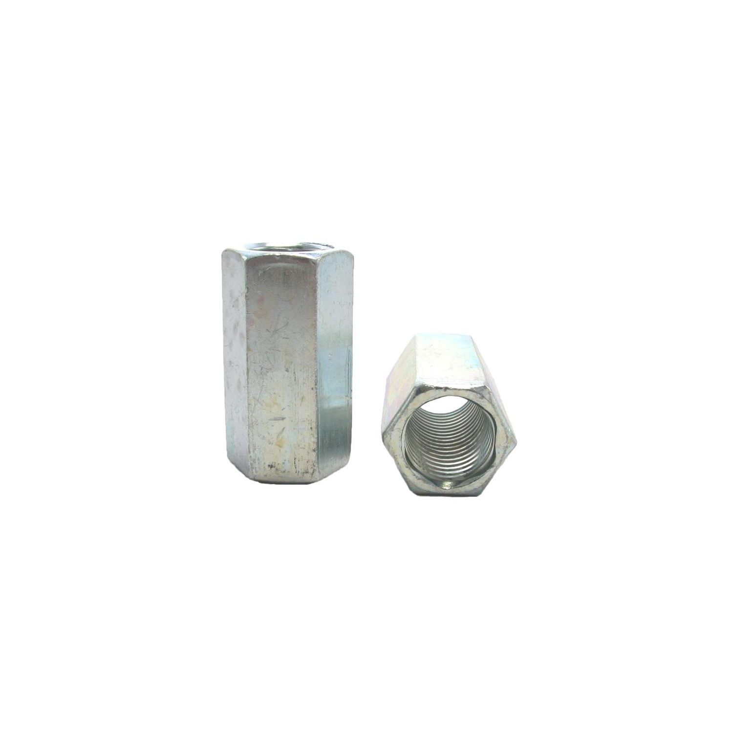 3/8"16 x 13/4" Overall Length Zinc Plated Coupling Nut K.L. Jack