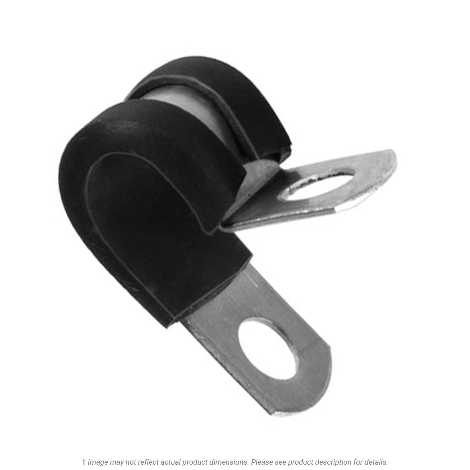 1/4" Aluminum Insulated Tubing Clamp - 15 per Box