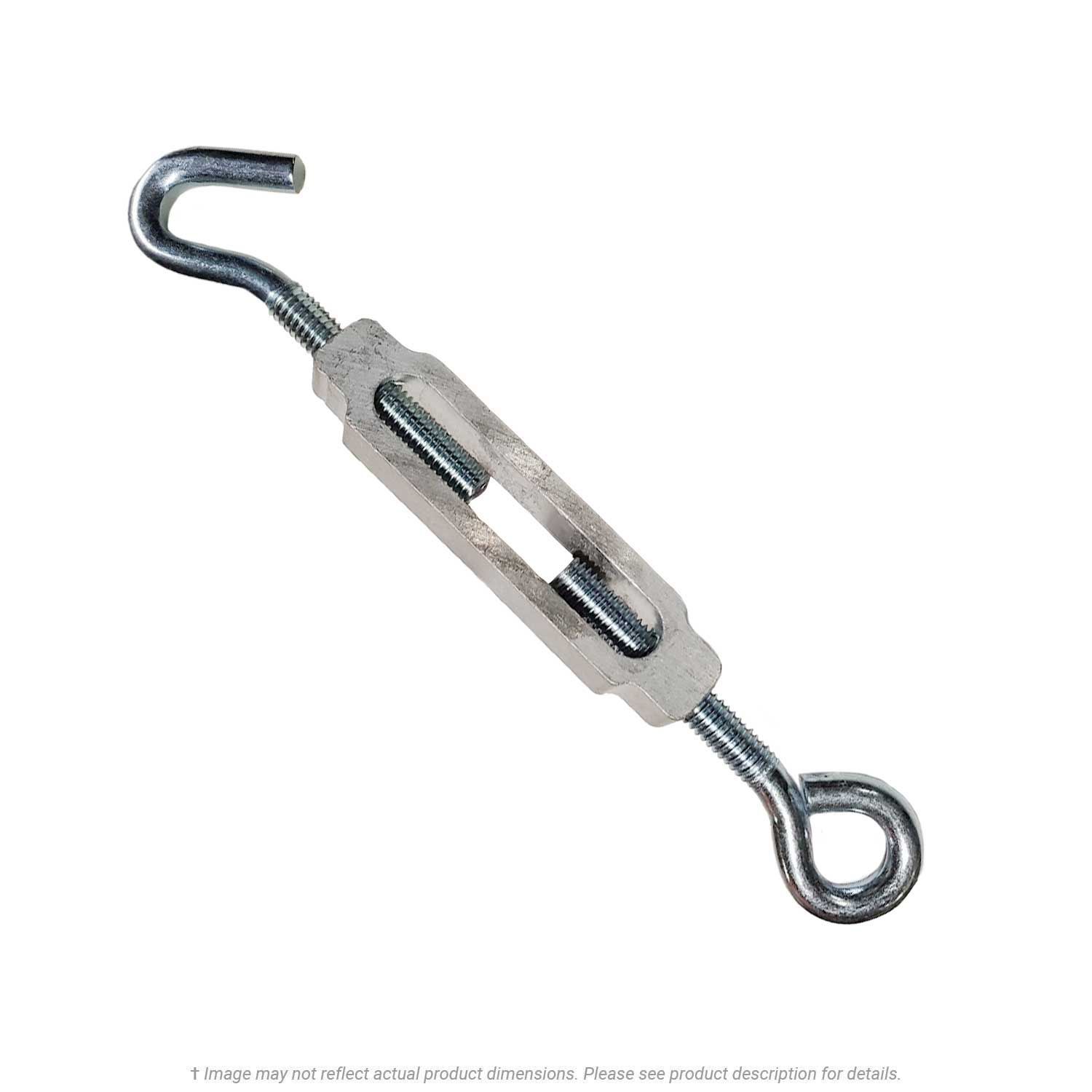 3/8" x 10-1/8" Turnbuckle Hook & Eye - 10 per Box
