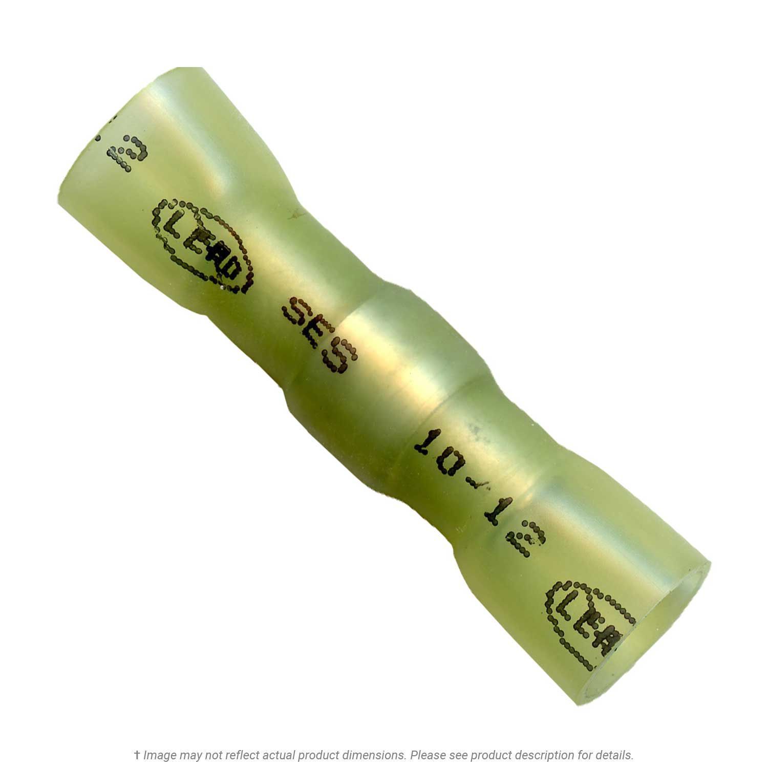 12-10 AWG Lead-Free Heat Shrink MultiLink Butt Connector - 50 Pack