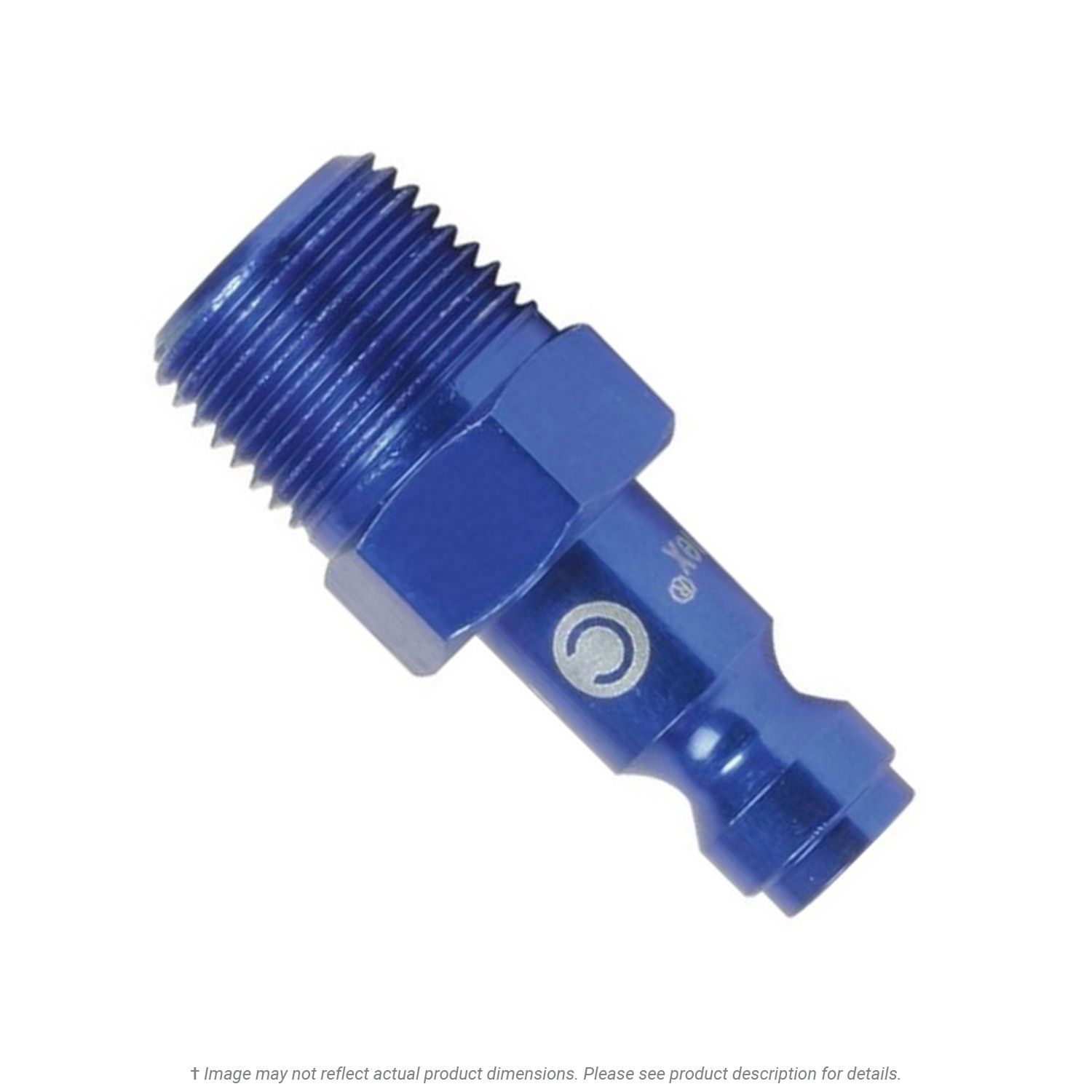 QD Plug Tru-Flate / Automotive Interchange 3/8" Male Pipe Thread x 1/4" Body