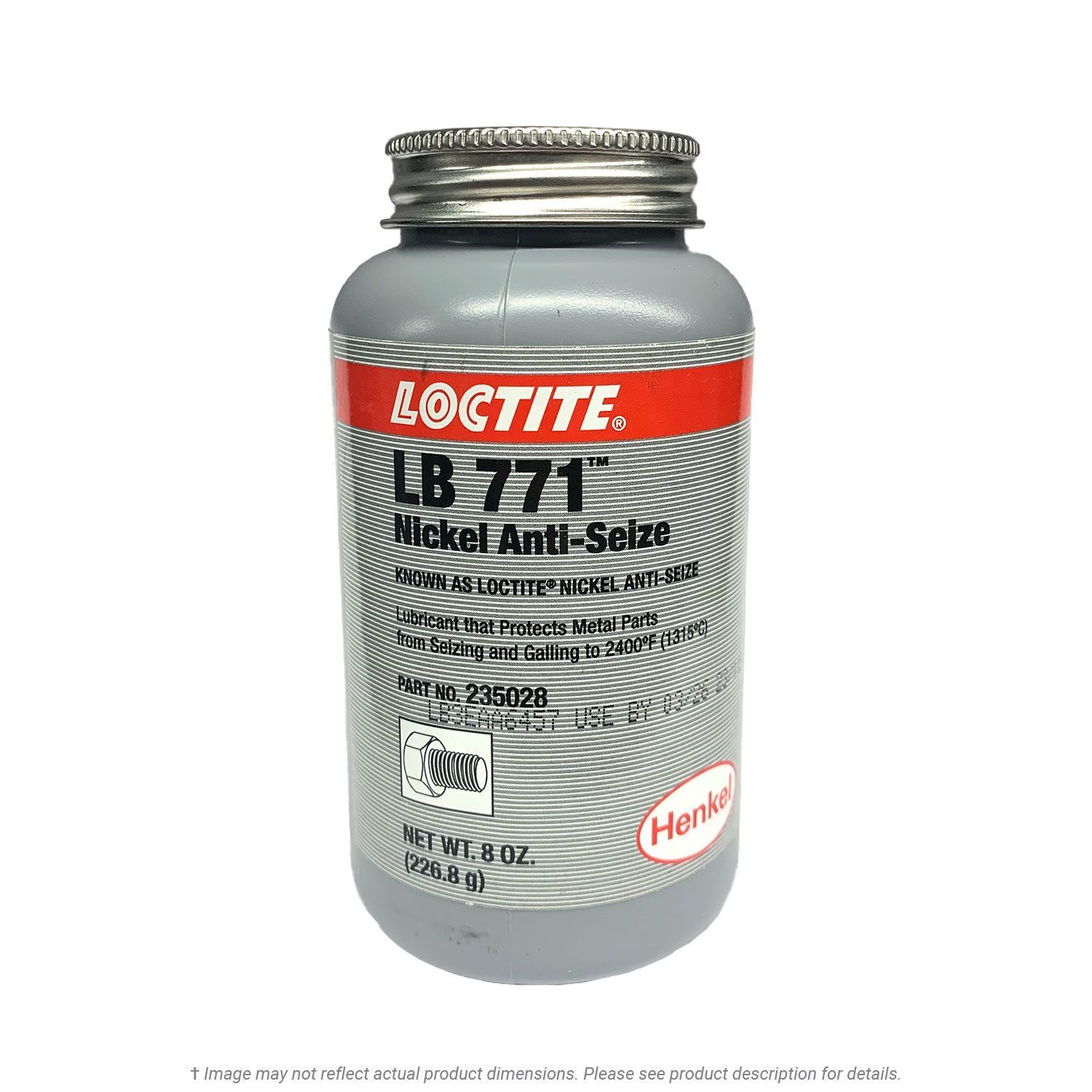 Loctite LB 771 Nickel Anti-Seize 8 oz Brush top Can | K.L. Jack