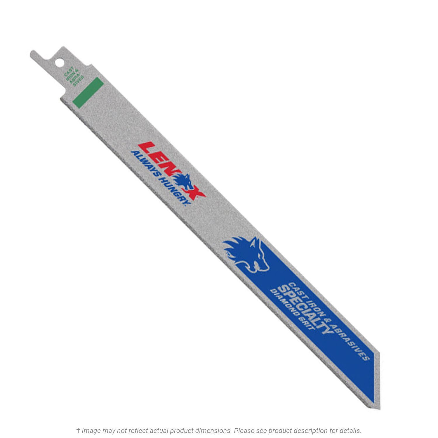 Lenox 8" x Diamond Grit Reciprocating Blade - 1 per Pack