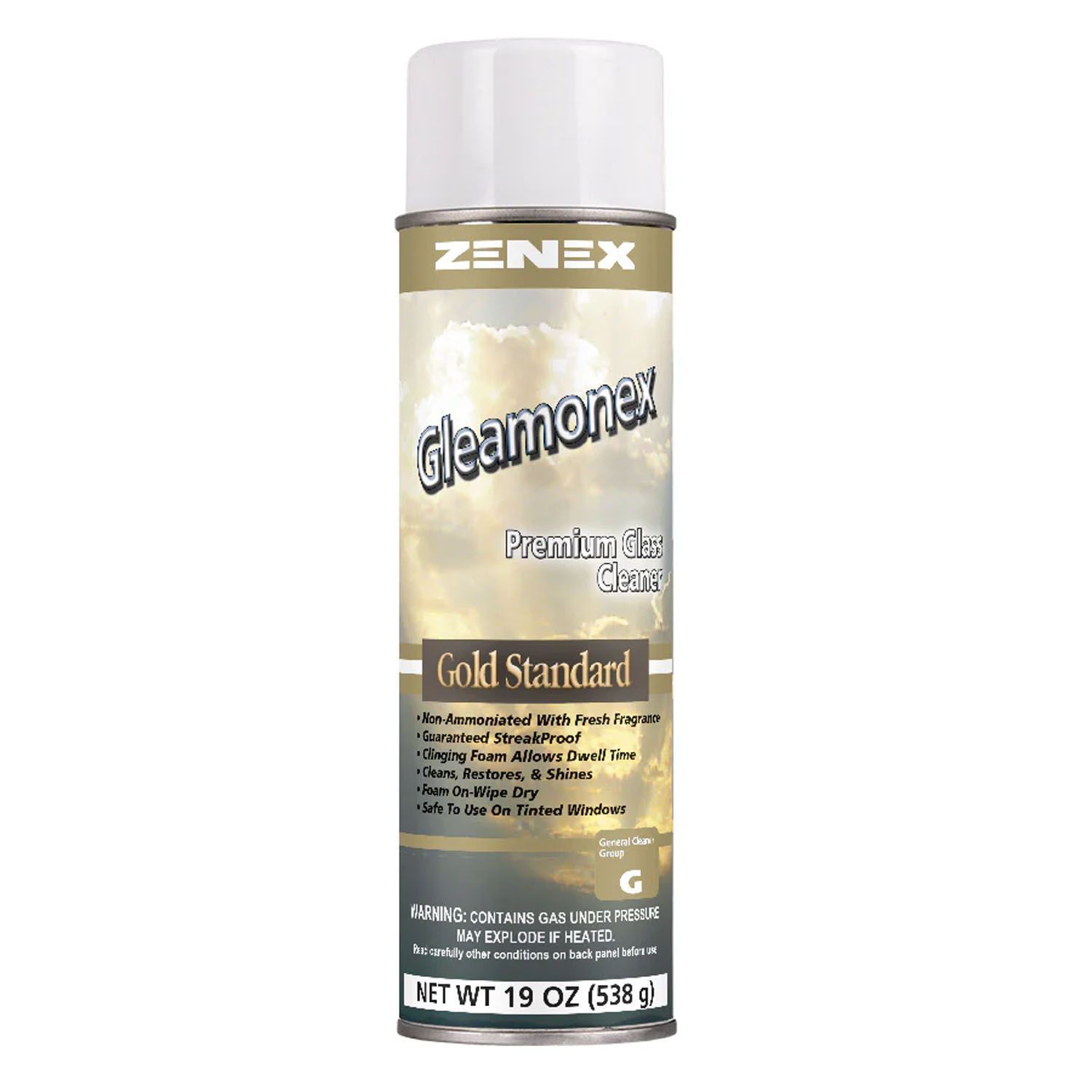 Gleamonex Streak Free Glass Cleaner 19 oz
