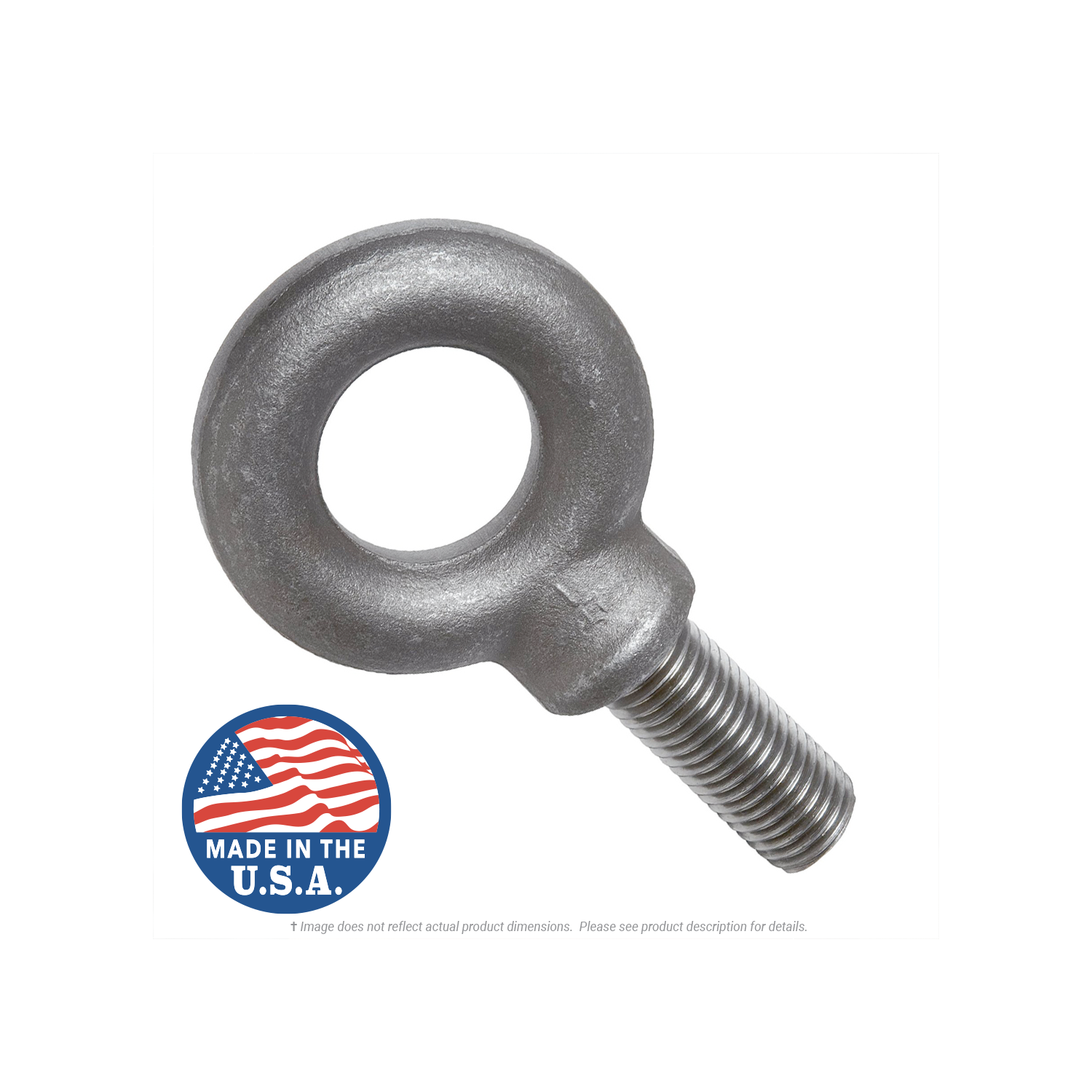 5/16"18 Shouldered Machine Eye Bolt K.L. Jack