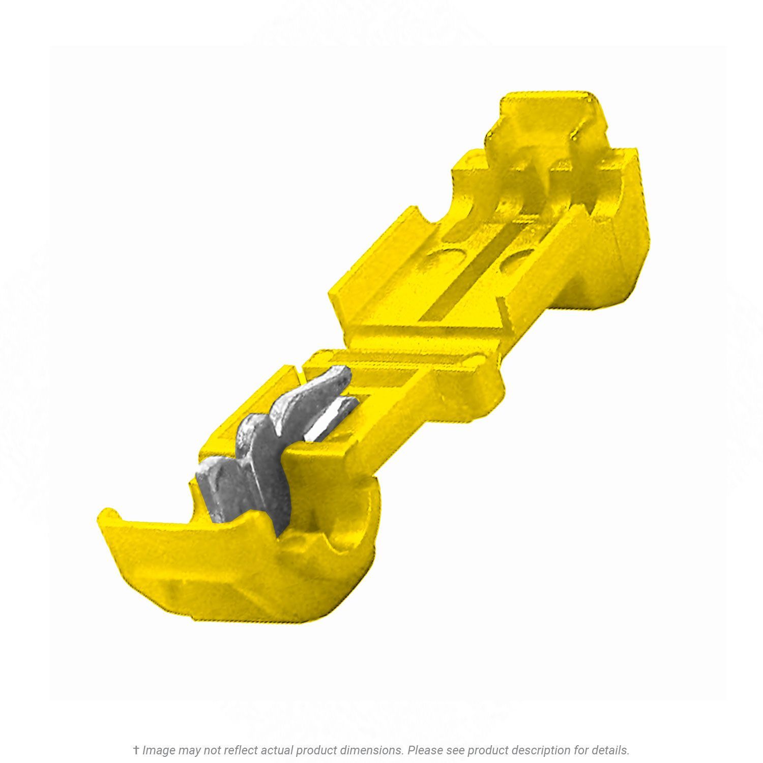 Female T-Tap Connectors Yellow 12-10 AWG, .250" Tab - 25 Pack
