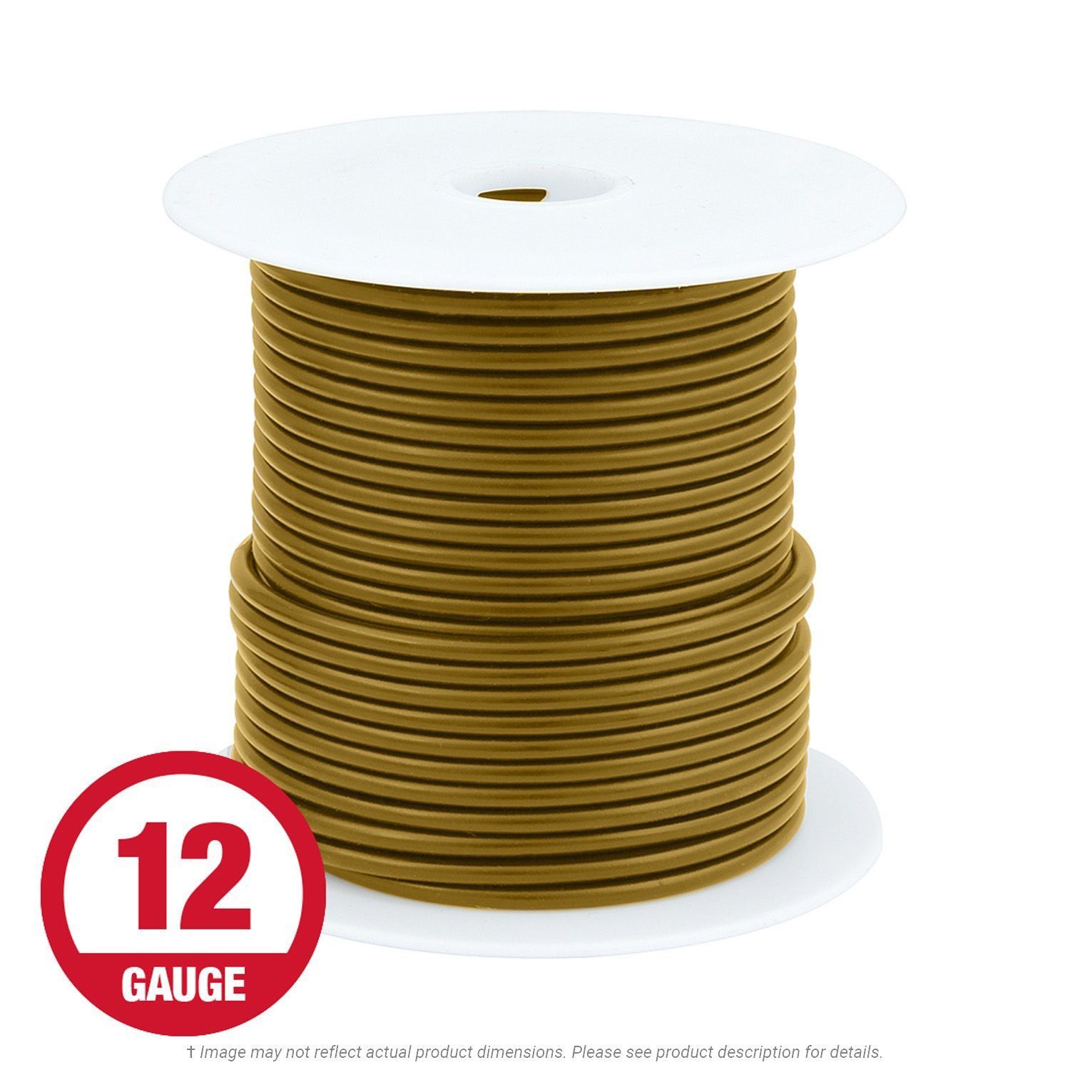 Primary Wire 12 Gauge Brown 100 ft. Spool