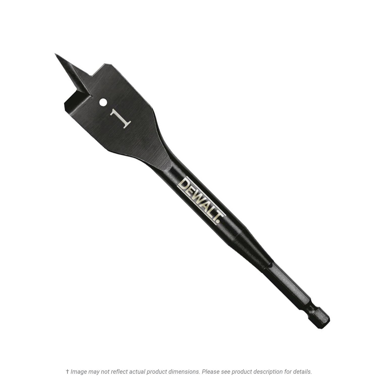 1" Flat Wood Boring Bit