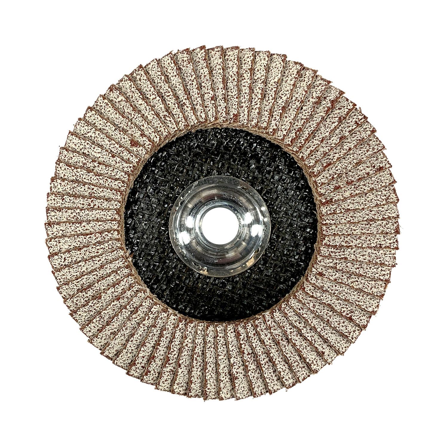 CGW 43091 Alum. Grinding Flap Disc 4-1/2" x 5/8-11 T27 36G Alum Oxide 10 per Box