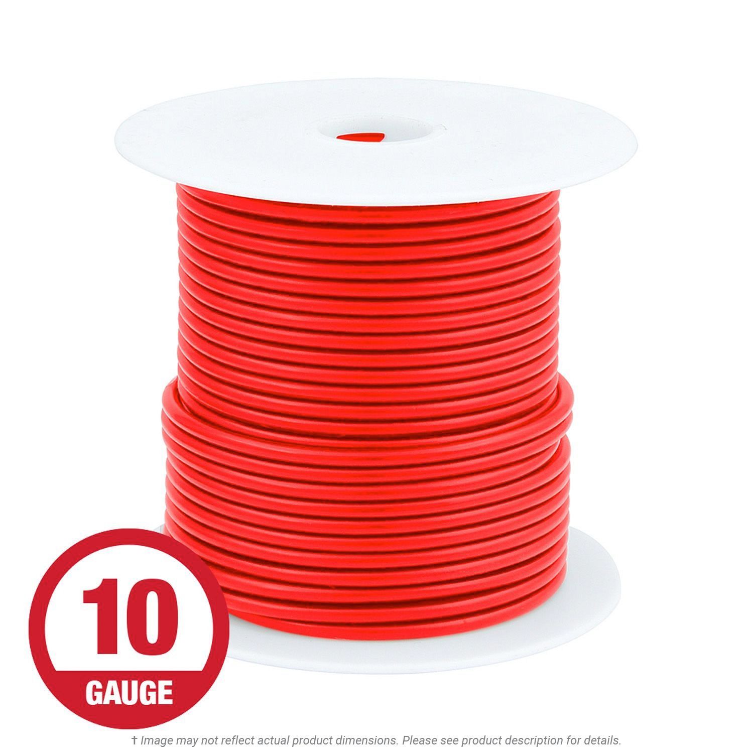 Primary Wire 10 Gauge Red 100 ft. Spool