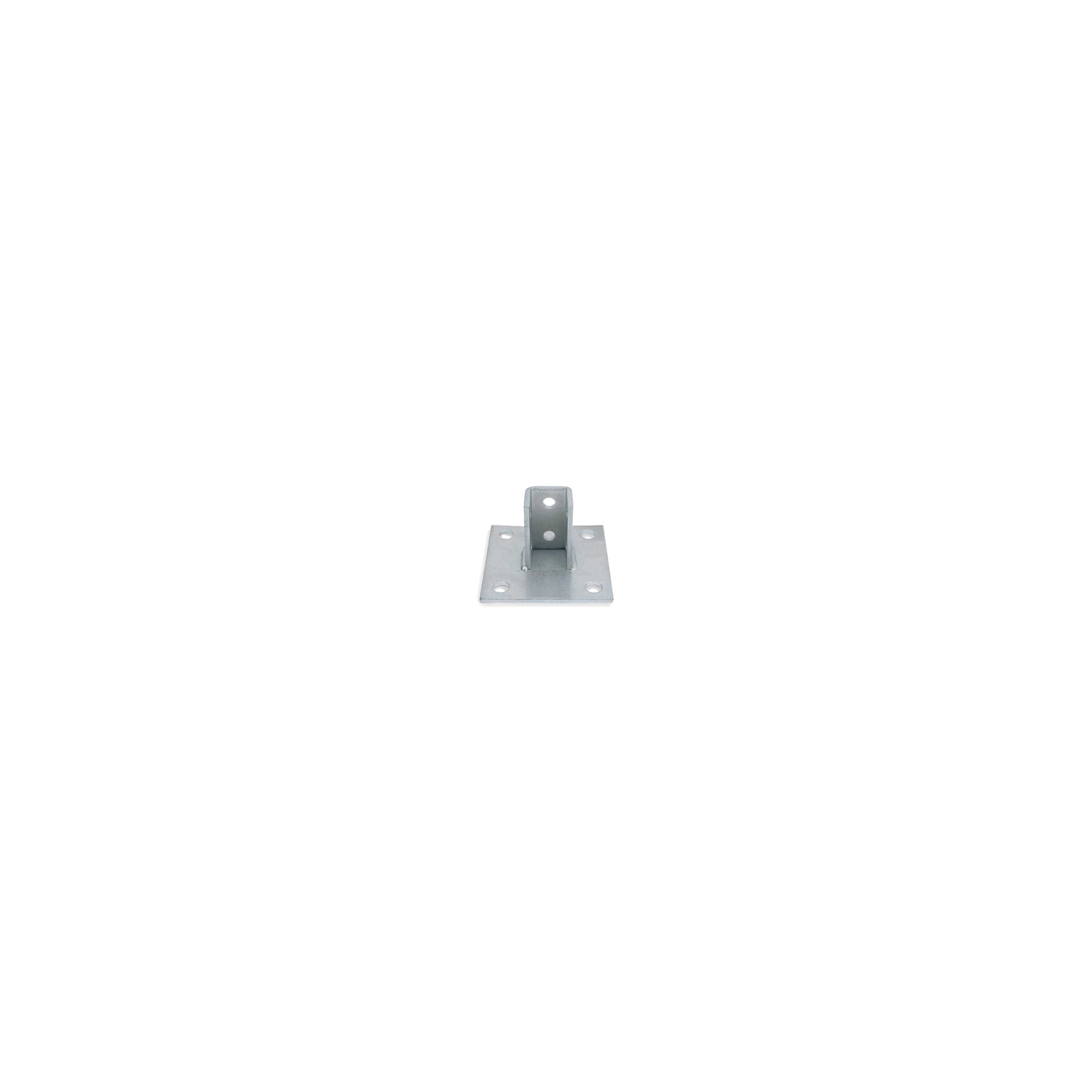 Zinc Plated Square Strut Base 6Hole Mount K.L. Jack