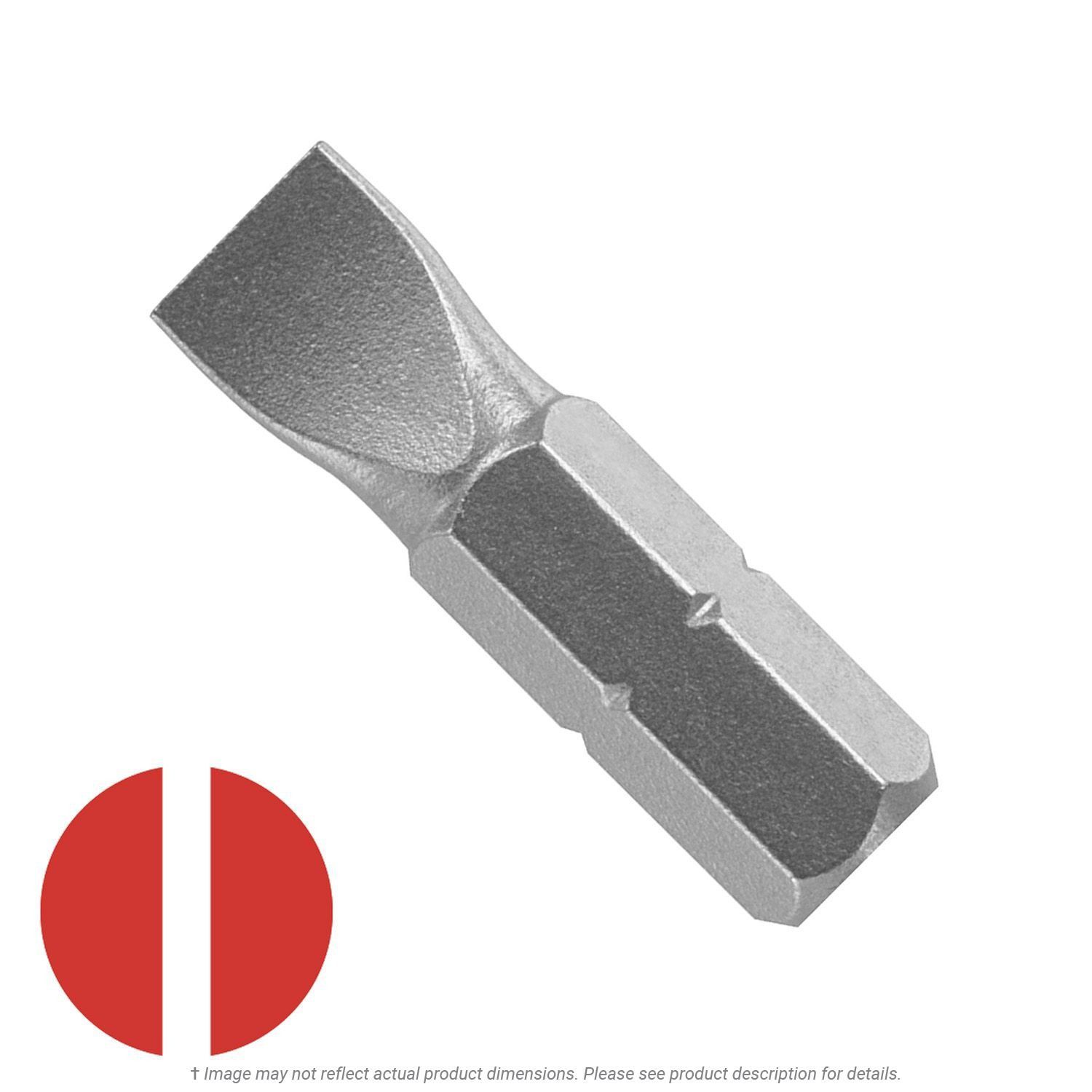 #6-8 x 1" Overall Length Slotted Insert Bit