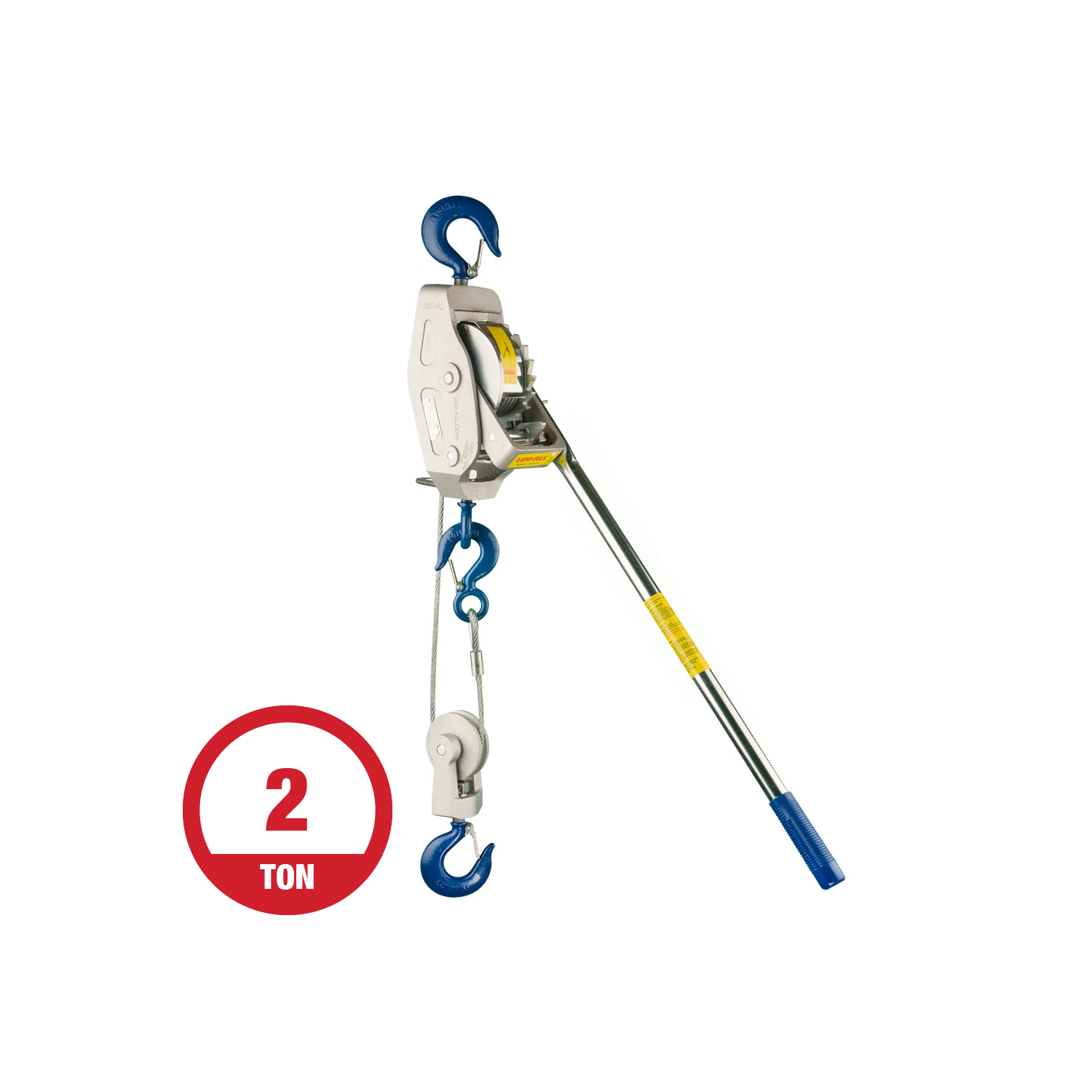 LugAll 2 Ton Cable Winch Hoist K.L. Jack