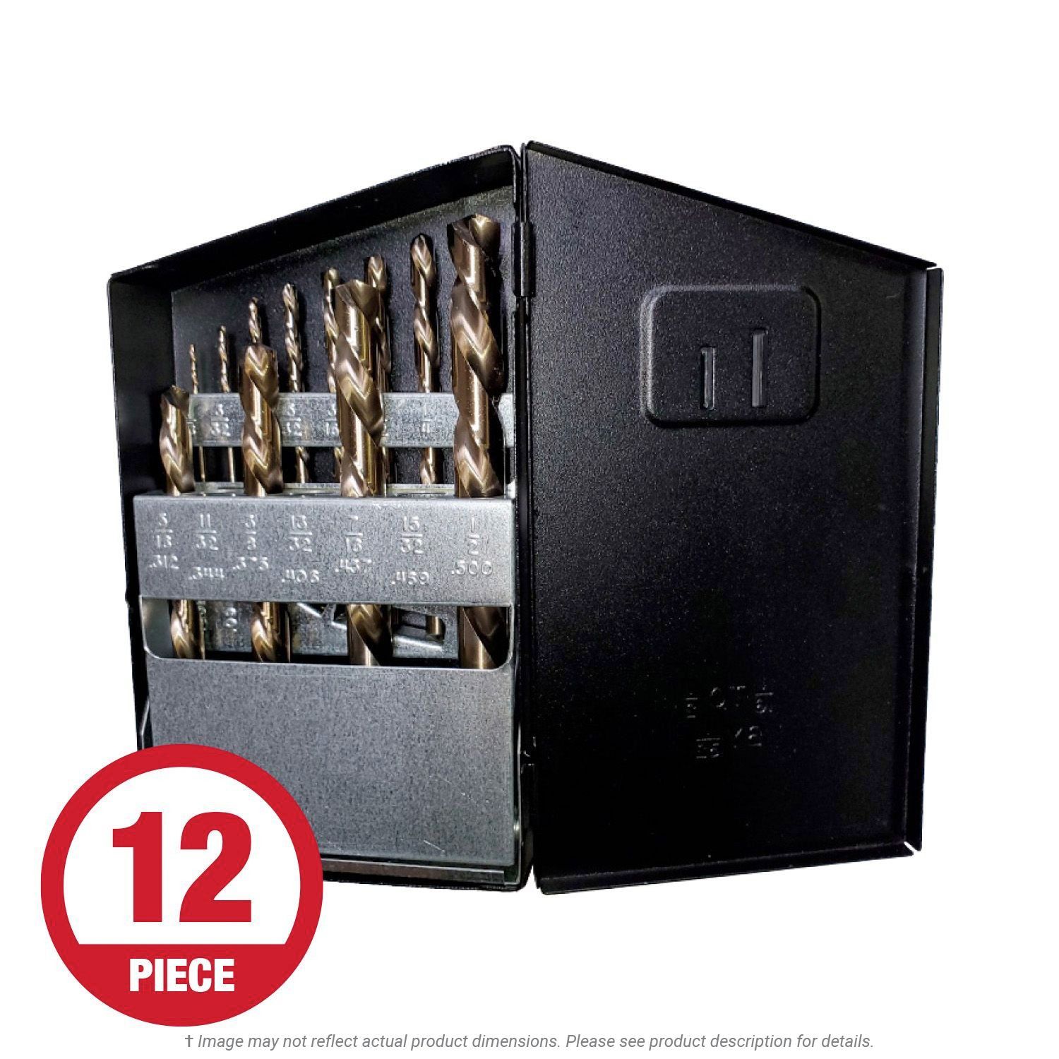 Viking 87651 LF12 Premium 135° LeftHand Drill Set (12 Piece) K.L. Jack