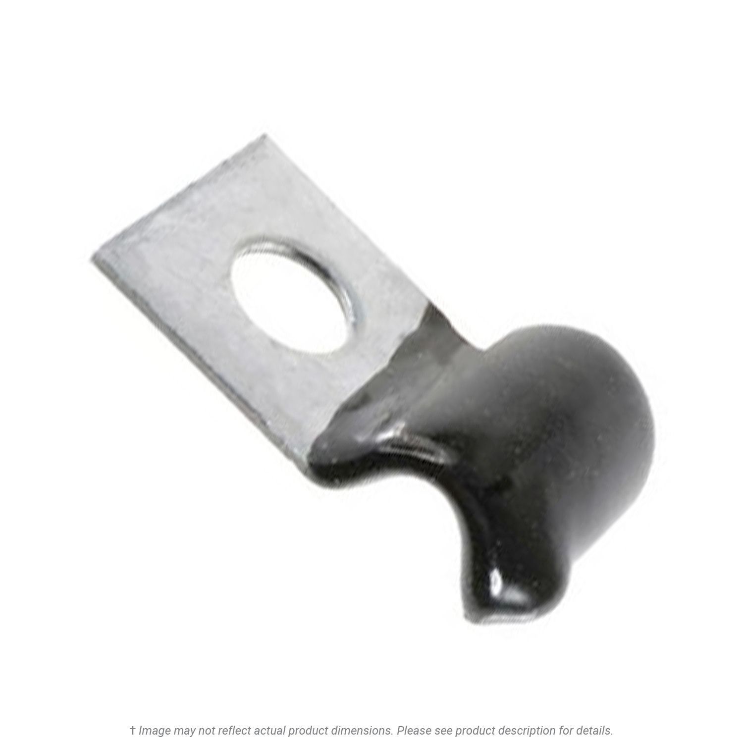 1/4" Half Clamp with a 7/32" Hole - 25 per Box