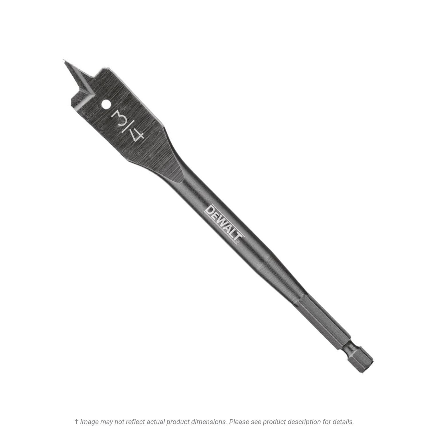 3/4" Flat Wood Boring Bit