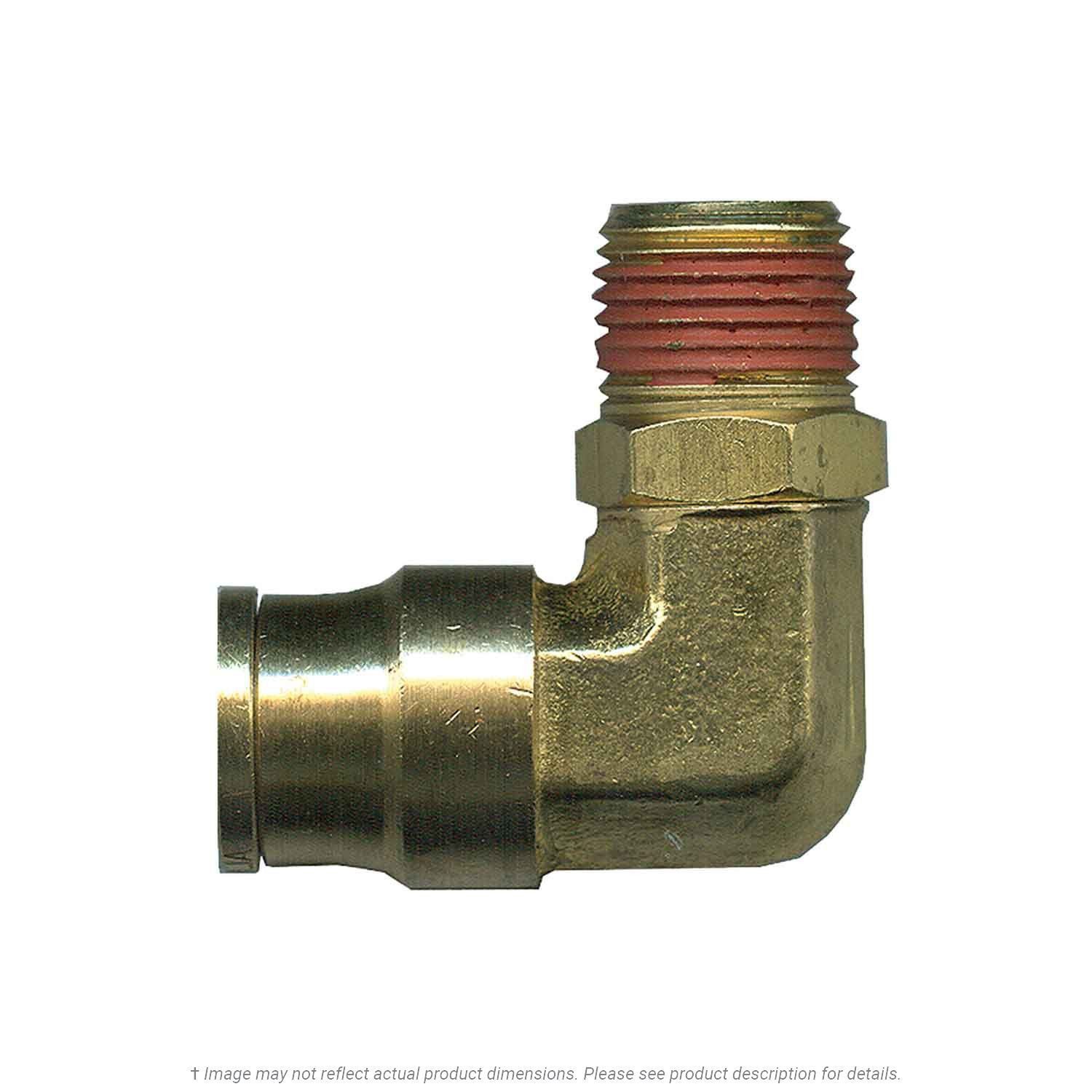 Brass Swivel Elbow 1/8" Tube x 1/8" Male Pipe Thread