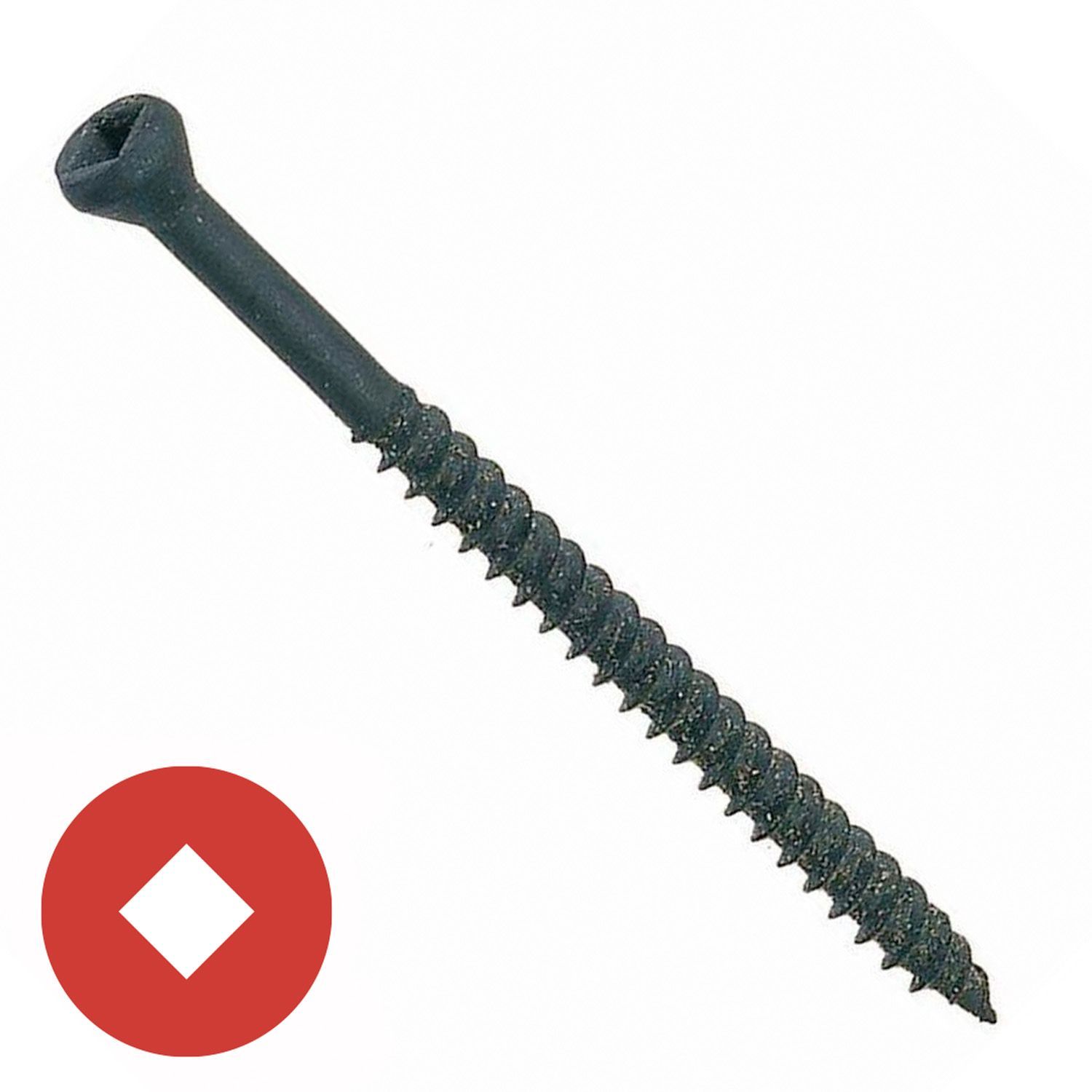 6 x 1" Trim Head Drywall Screw Square Drive 10,000 Per Case K.L. Jack