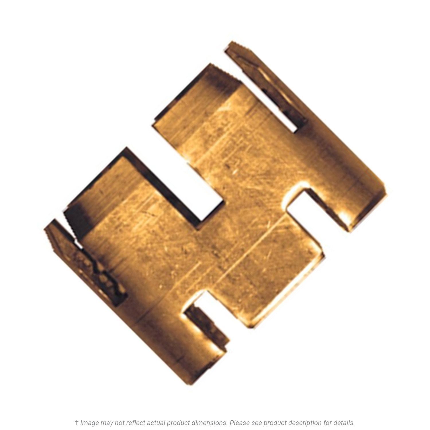 Brass DOT 3/8" Air Brake Hose Crimping Sleeve