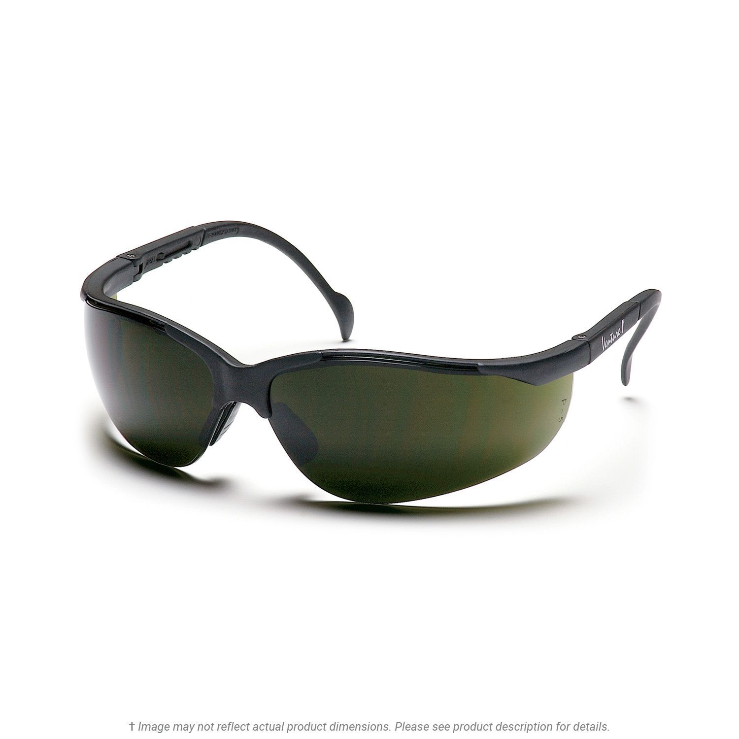 Venture II 5.0 IR Filter Lens/Black Frame Safety Glasses
