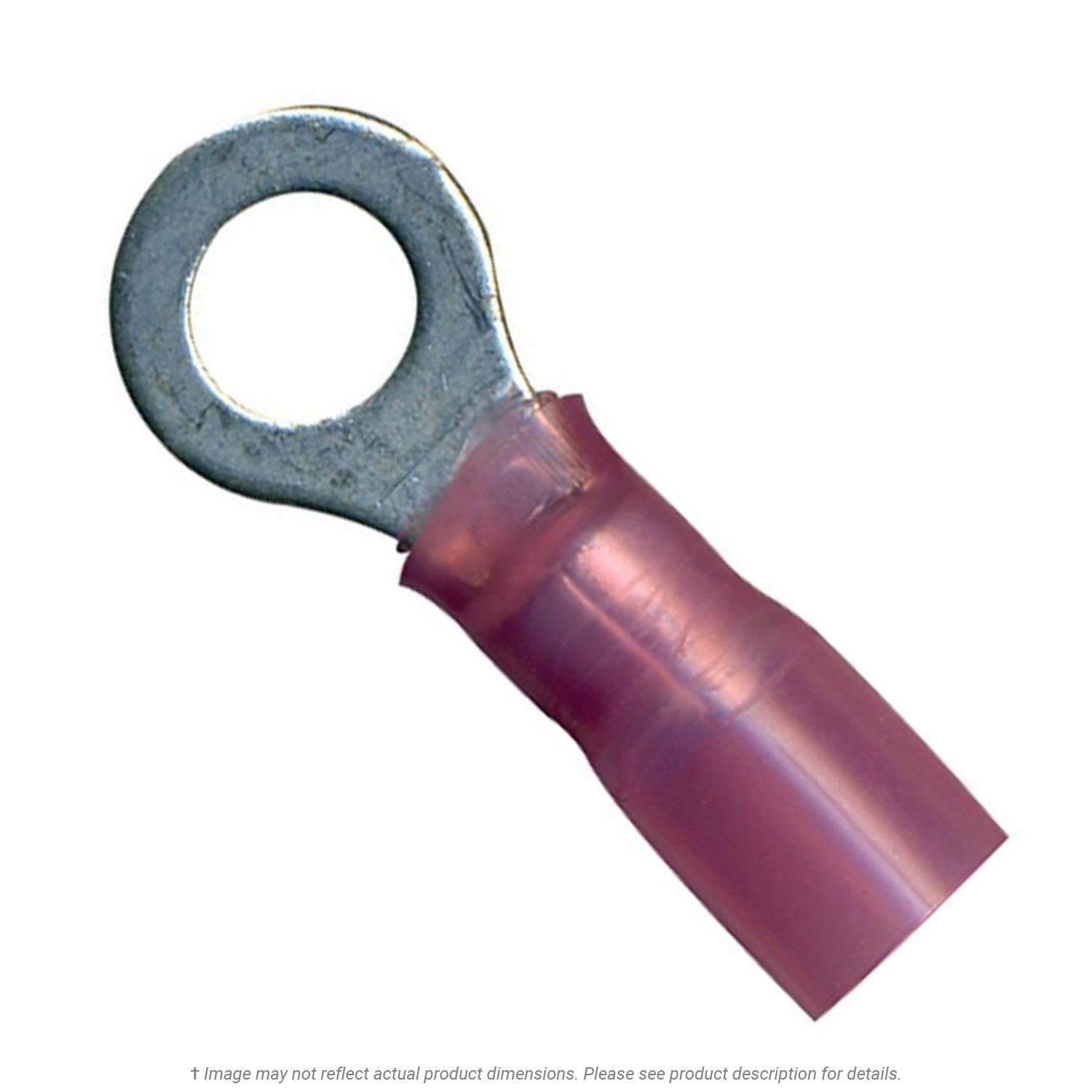 Heat Shrink Ring Terminal 8 AWG 1/4" Stud K.L. Jack