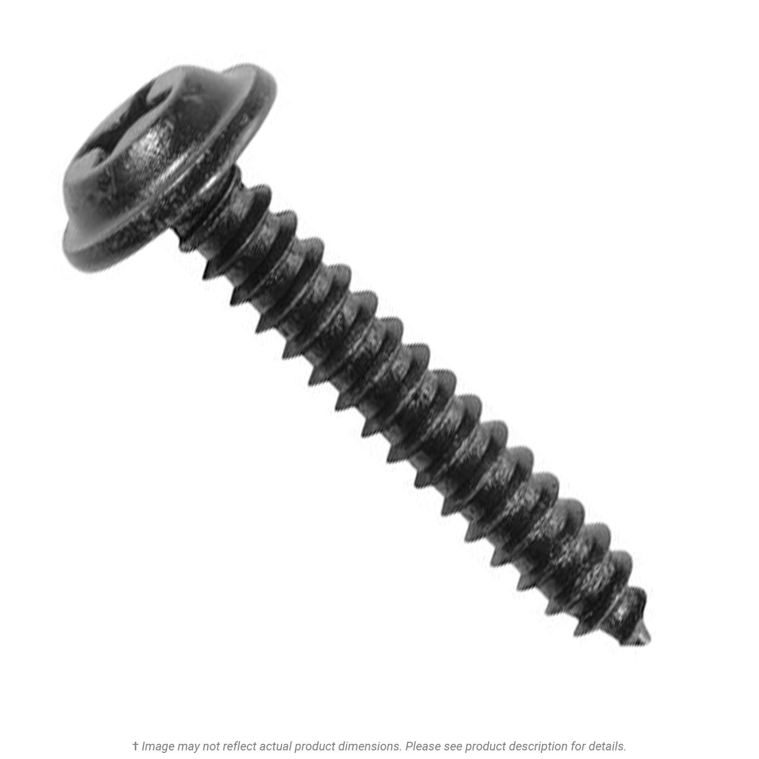#8 x 1" Phillips Flat Top Washer Head Sheet Metal Screw - 100 per Box