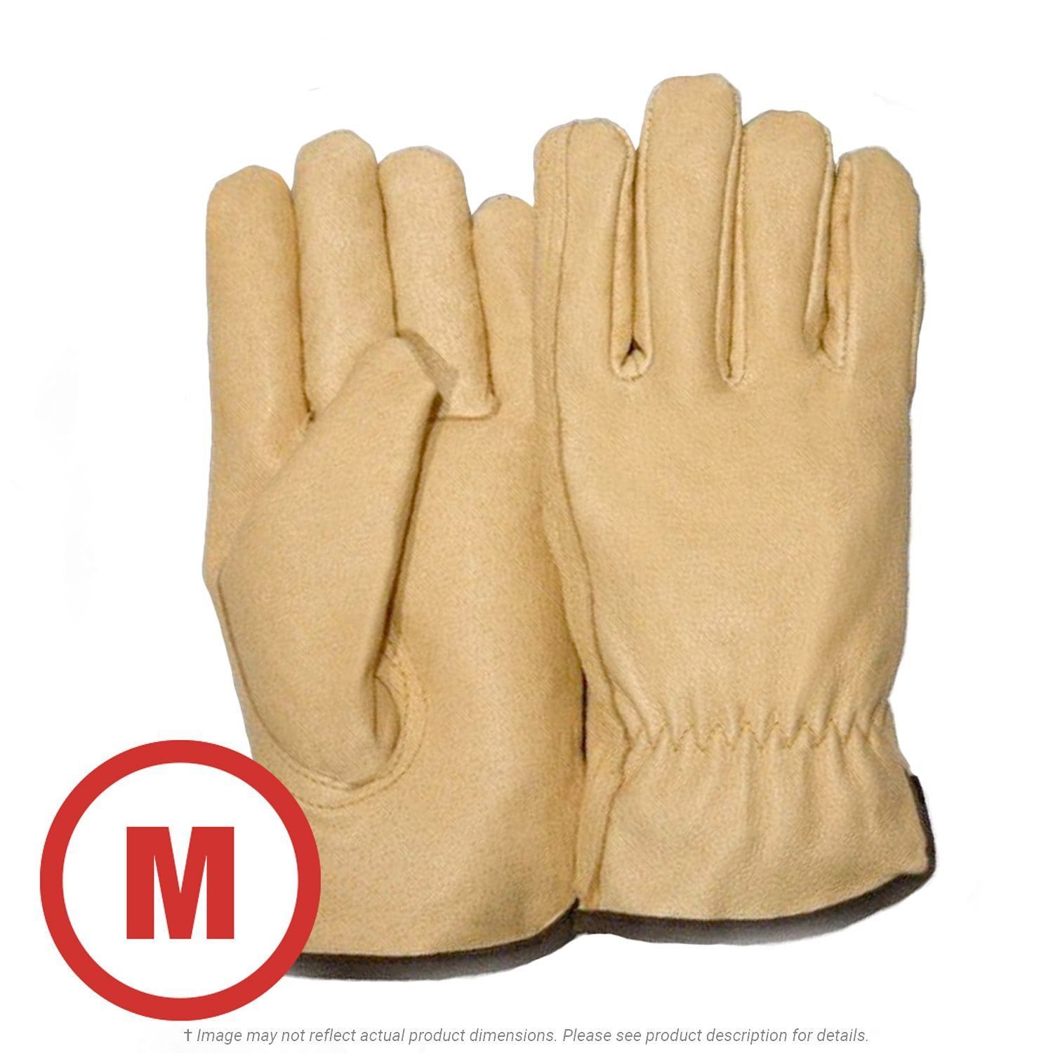 Premium Pigskin Leather Driver Glove Medium