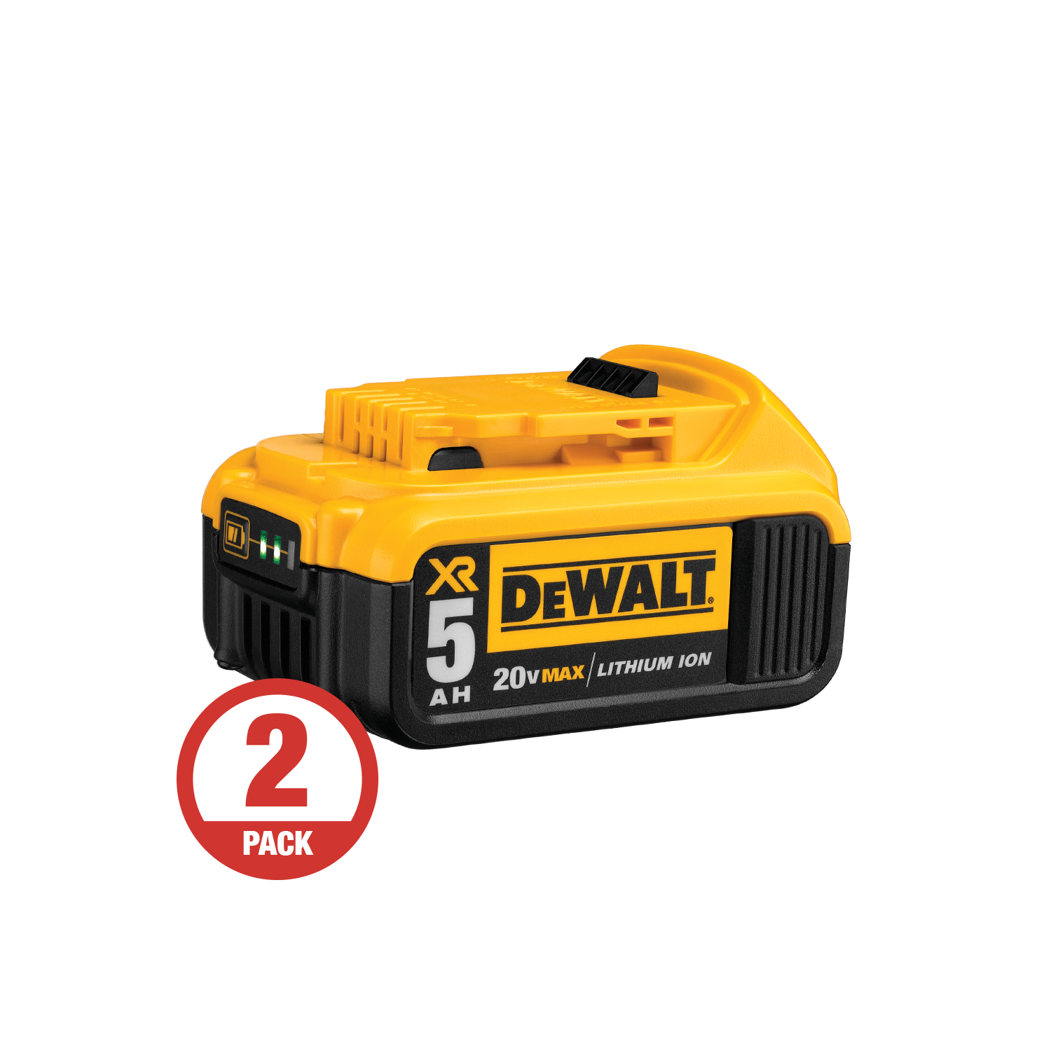 DeWalt 20V 5.0 AH XR LiIon Battery (2 Per Pack) K.L. Jack