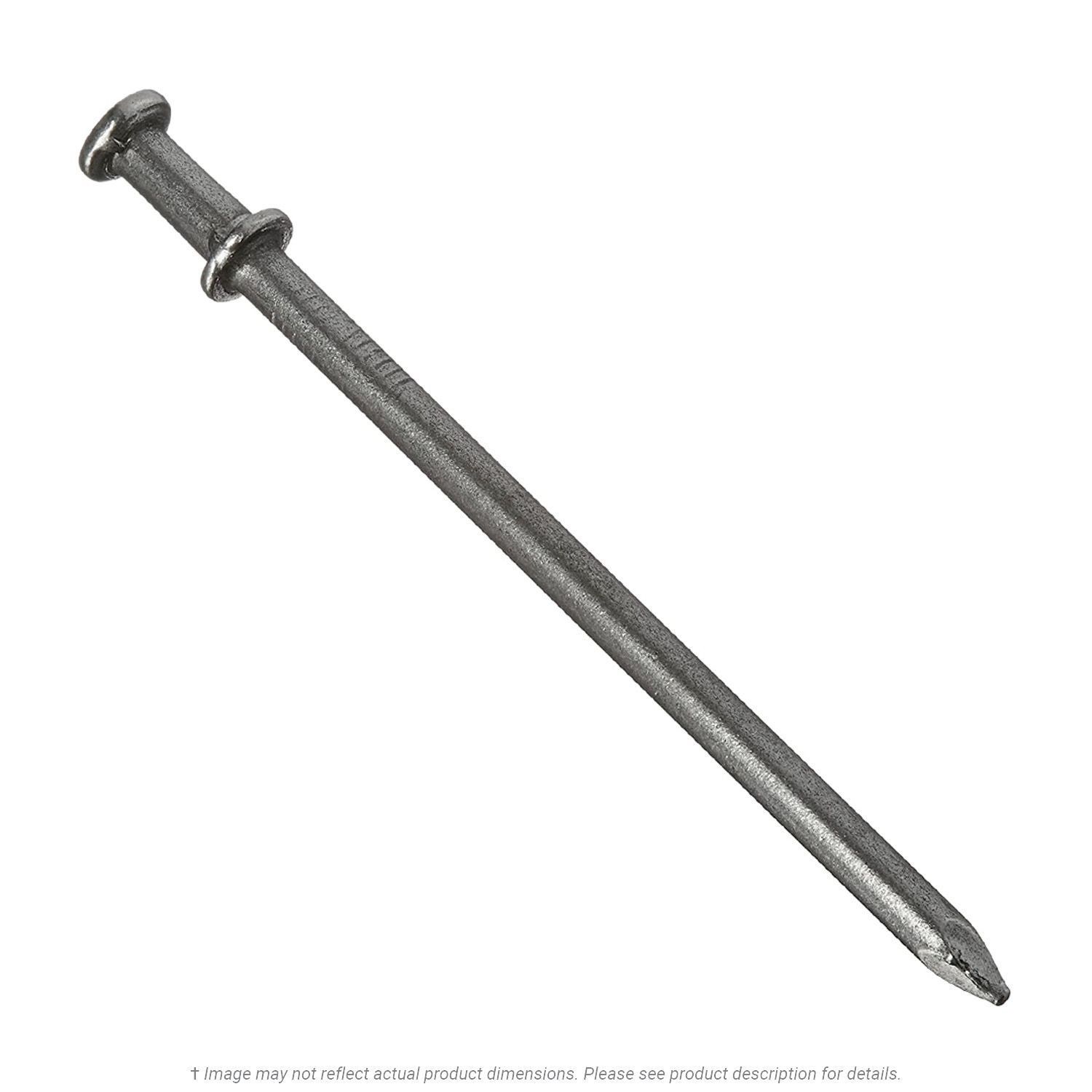 3" long 16D Double Head Duplex Nail 9 ga. Bright Finish 50 lb. box