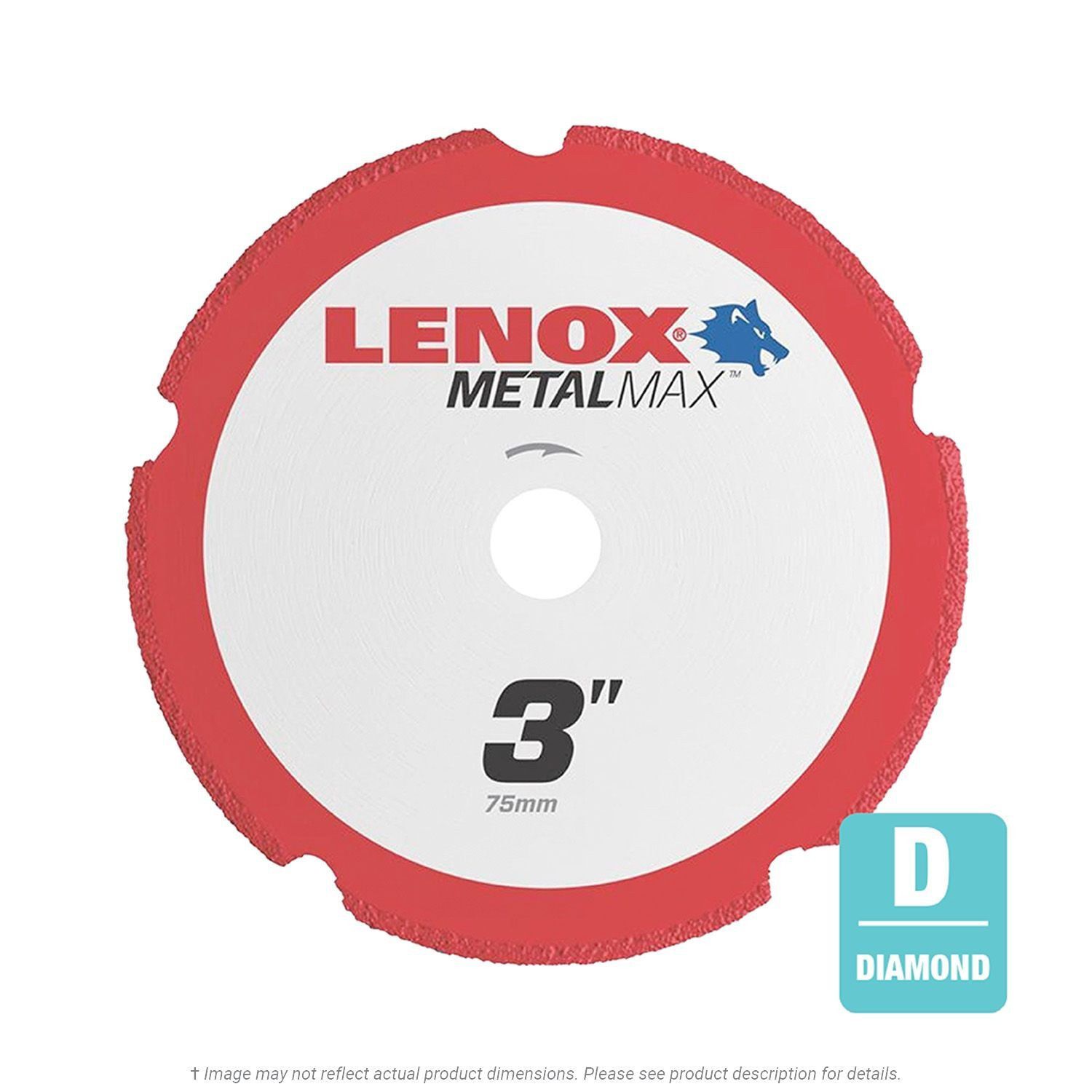 Lenox MetalMax  3" x .050" x 3/8" Arbor T1 Cut-Off Wheel 1972918