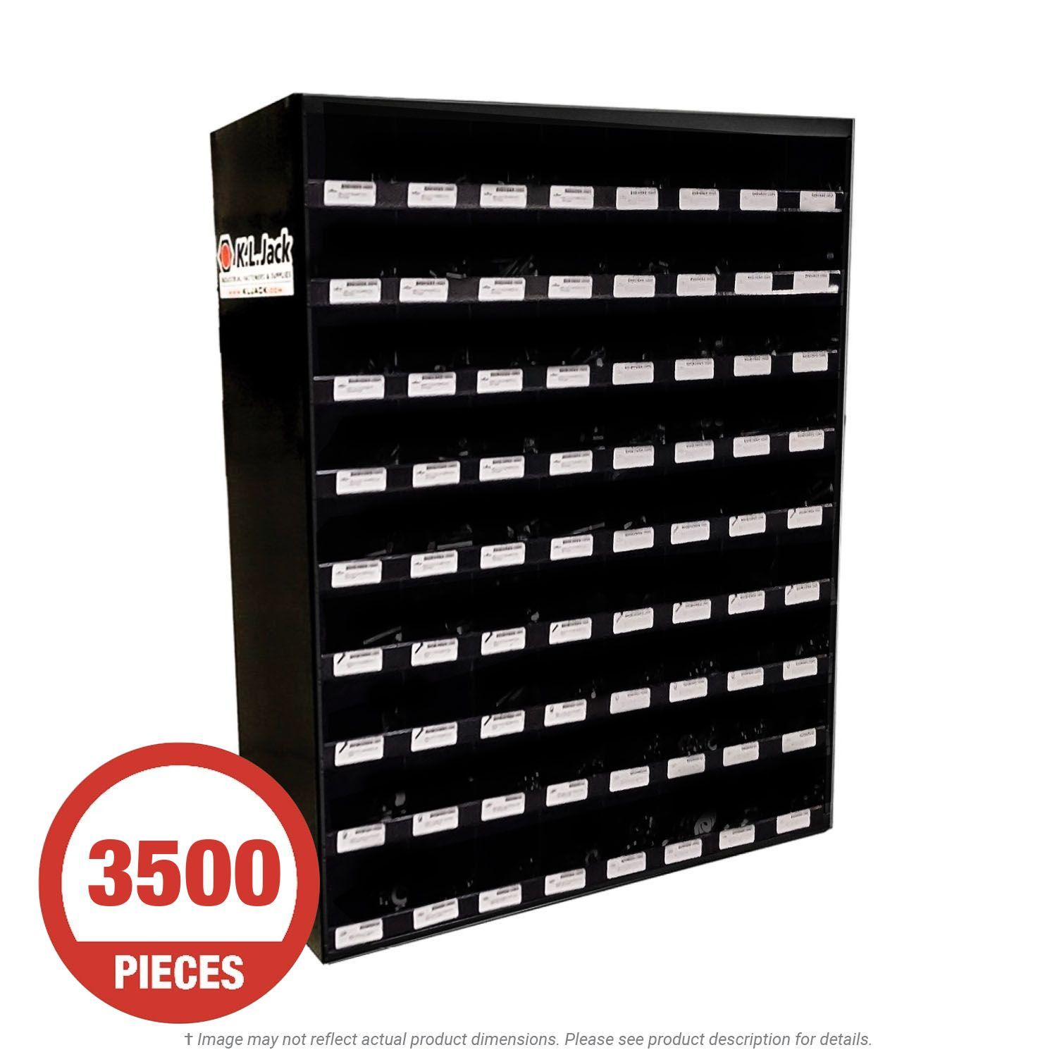Super Hex Cap Screw Grade 8 UNC Thread 72-Bin Assortment