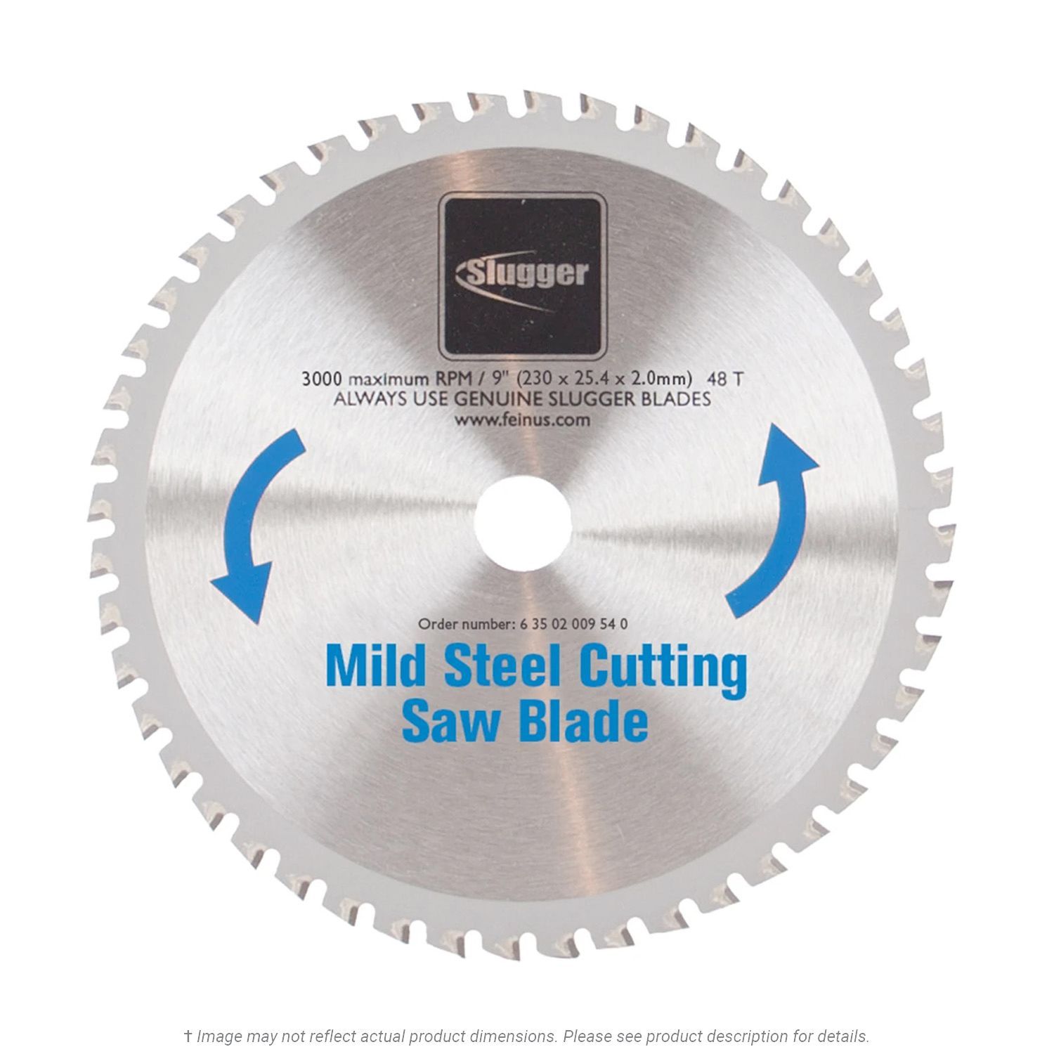 9" Fein 63502009540 Saw Blade For Mild Steel