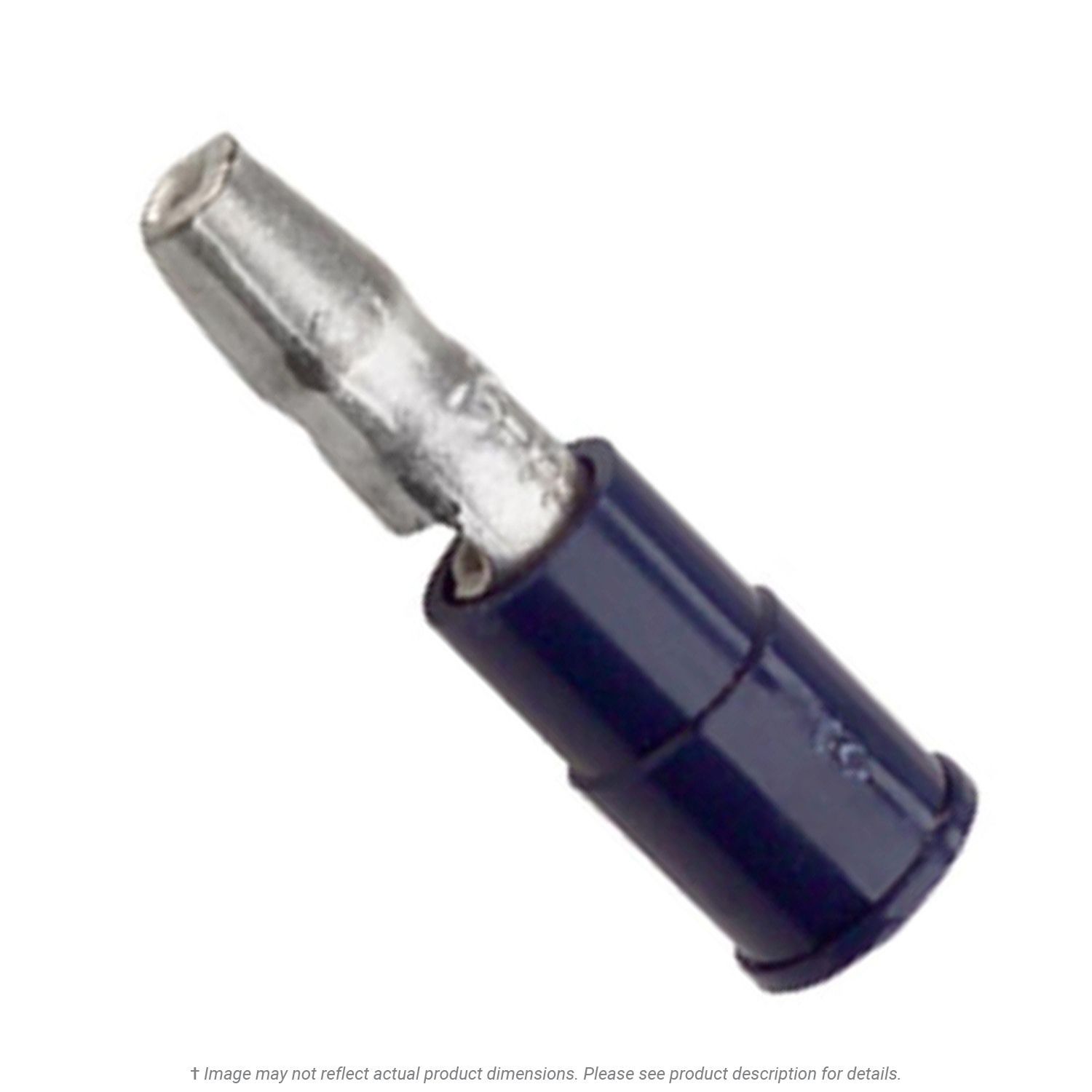 Nylon Insulated Snap Plug Blue 16-14 AWG, 0.180" Diameter - 50 Pack