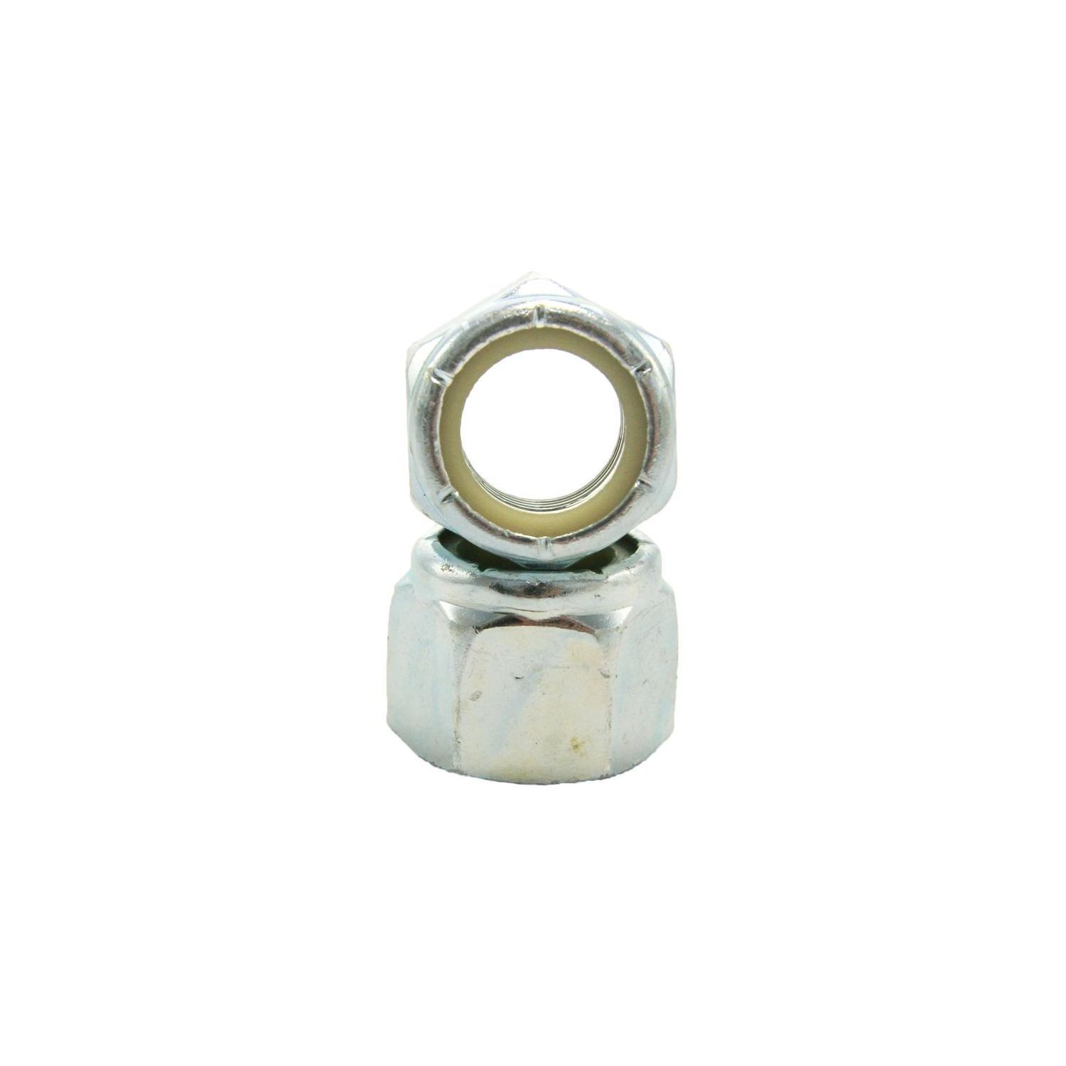 3/8"-24 Zinc Plated Nylon Insert Locknut