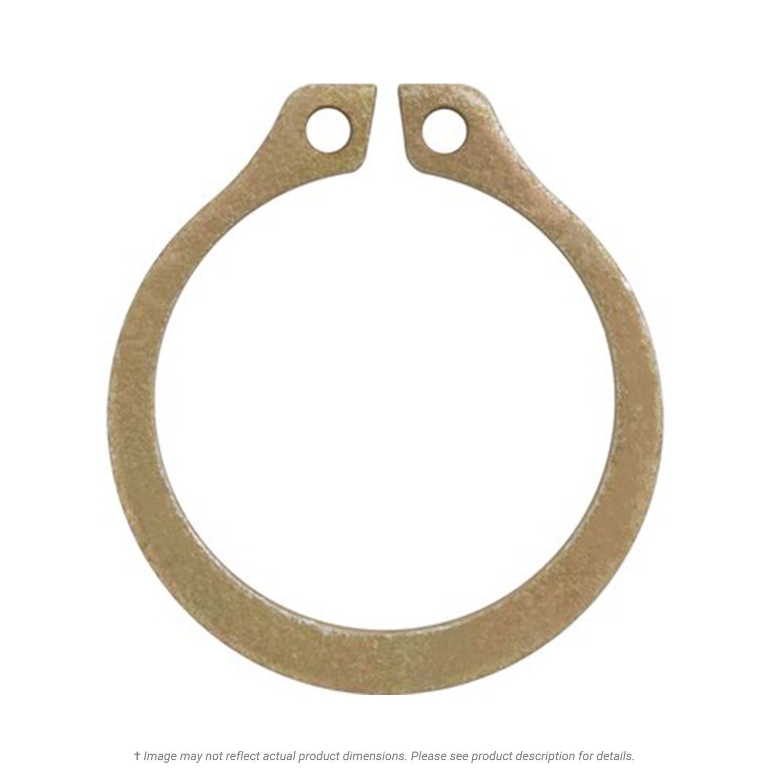 5/8" Zinc Plated External Retaining Ring - 50 per Box