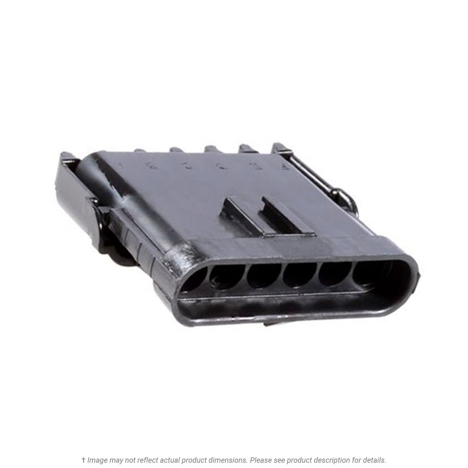 Weather Pack 6-Cavity Female Flat Shroud - 5 per Box