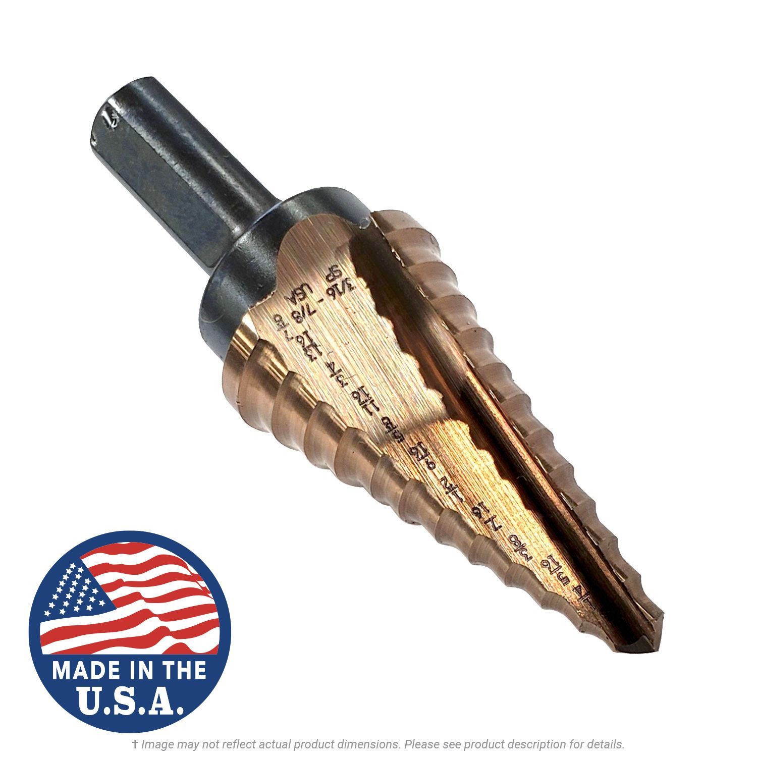 Viking 3/16"-7/8" Ultra Bit #00702 Multi-Diameter #8 Step Drill Bit