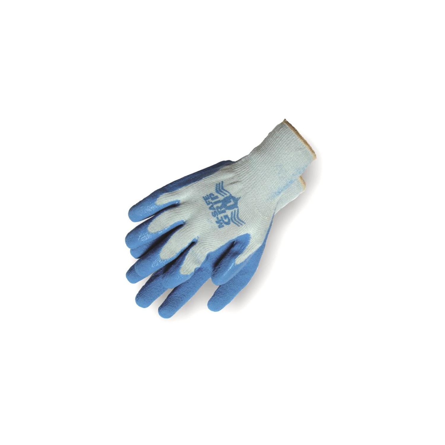 Cotton Knit Rubber Palm Glove Lrg. 12/bg K.L. Jack