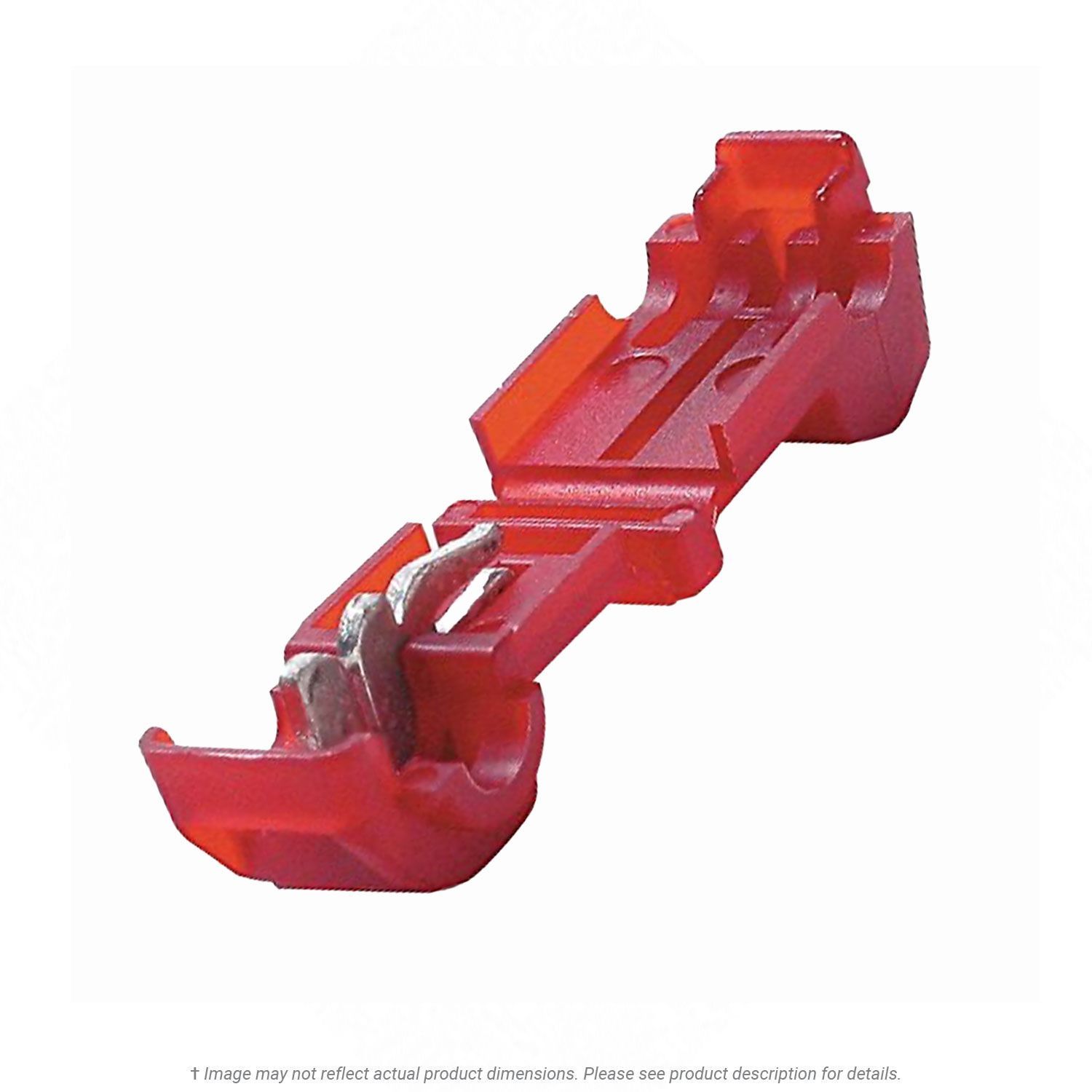 Female T-Tap Connectors Red 22-18 AWG, .250" Tab - 50 Pack
