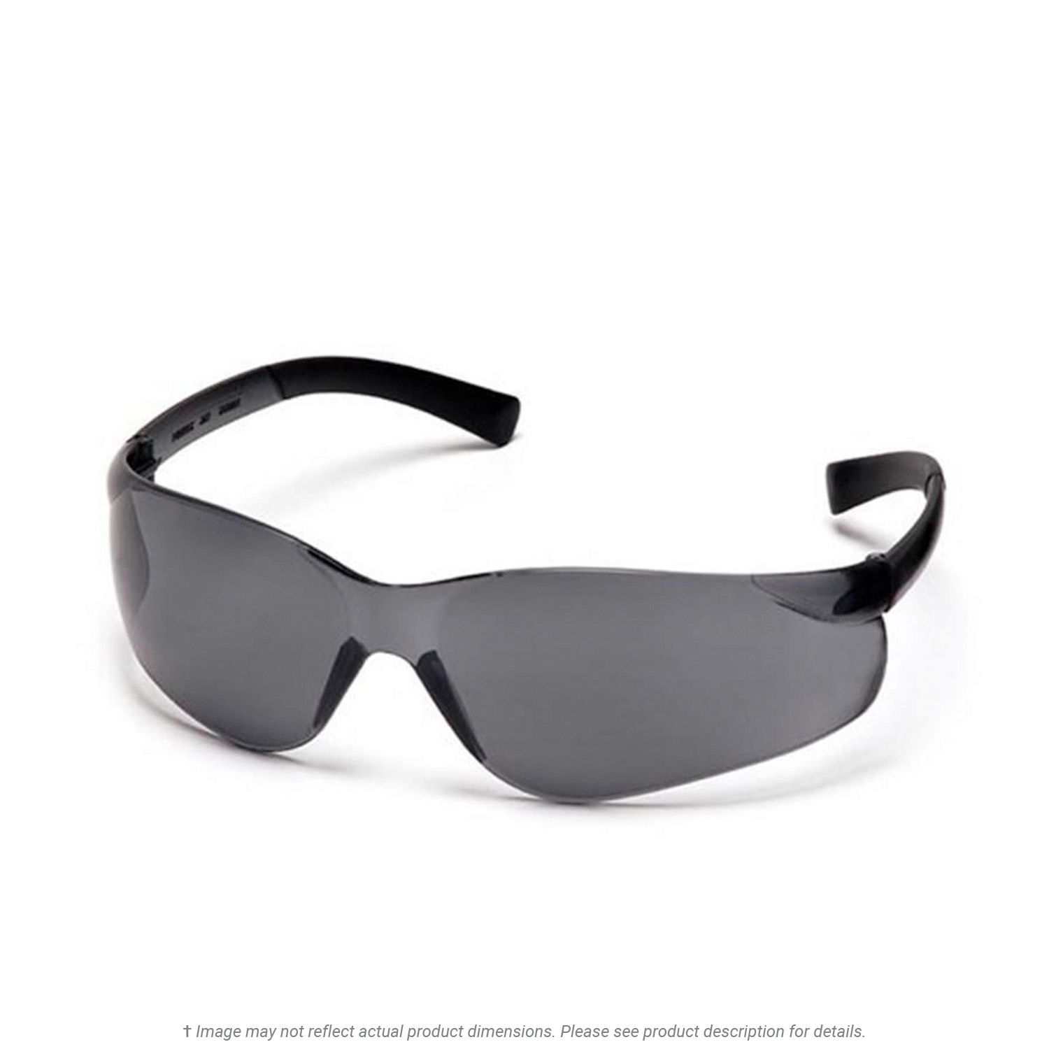 Ztek Gray Lens & Frame Safety Glasses