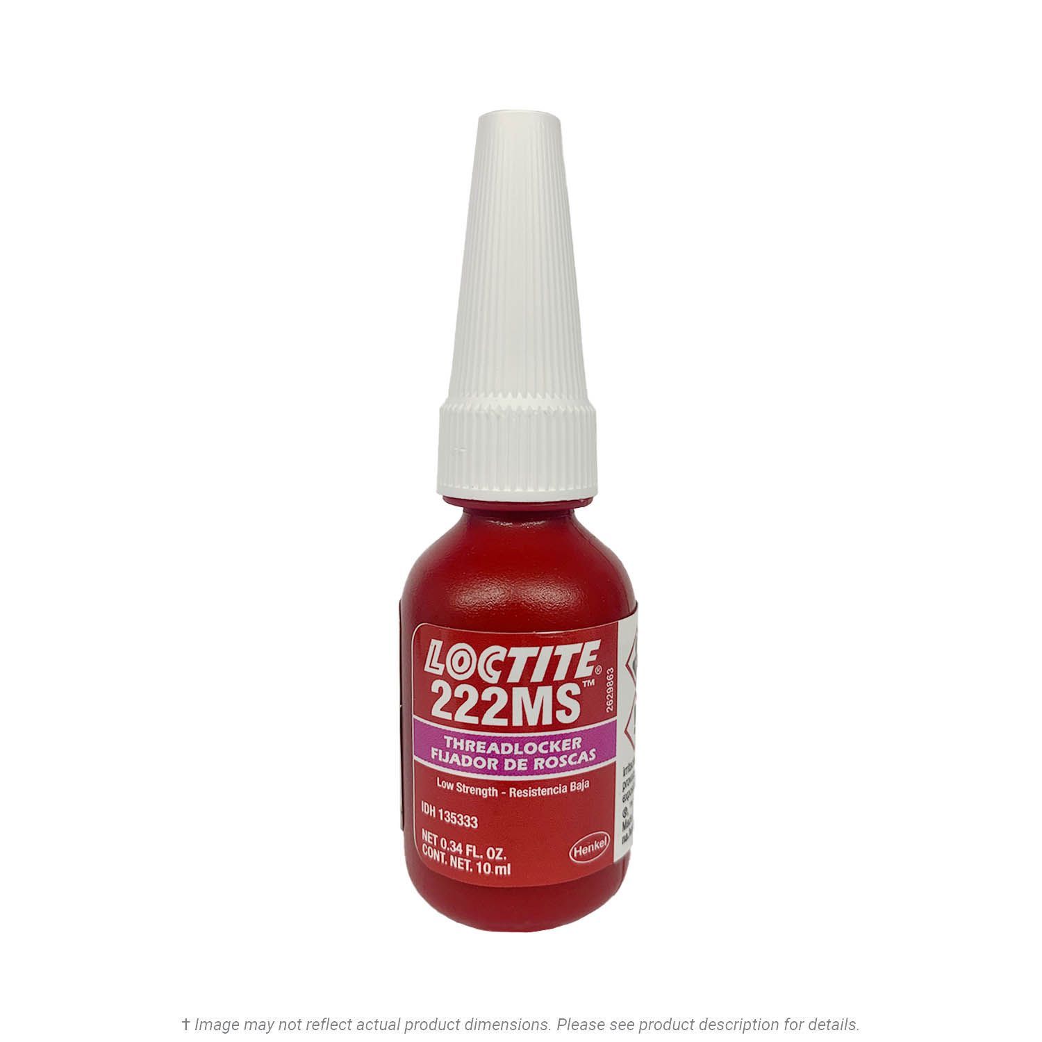 222MS Purple Threadlocker Low Strength 10 ml Bottle