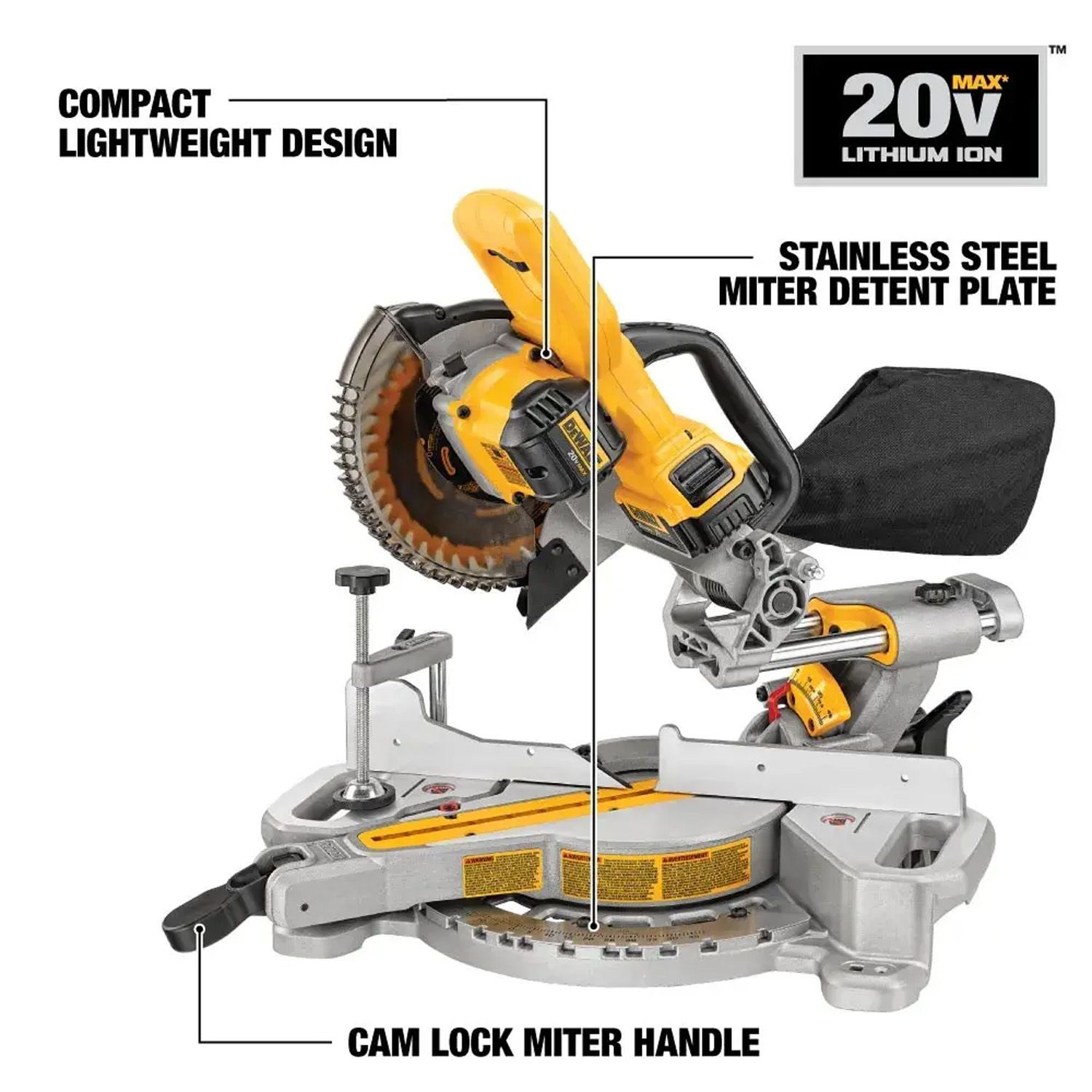 DeWalt 120V MAX 7-1/4" Sliding Miter Saw Kit