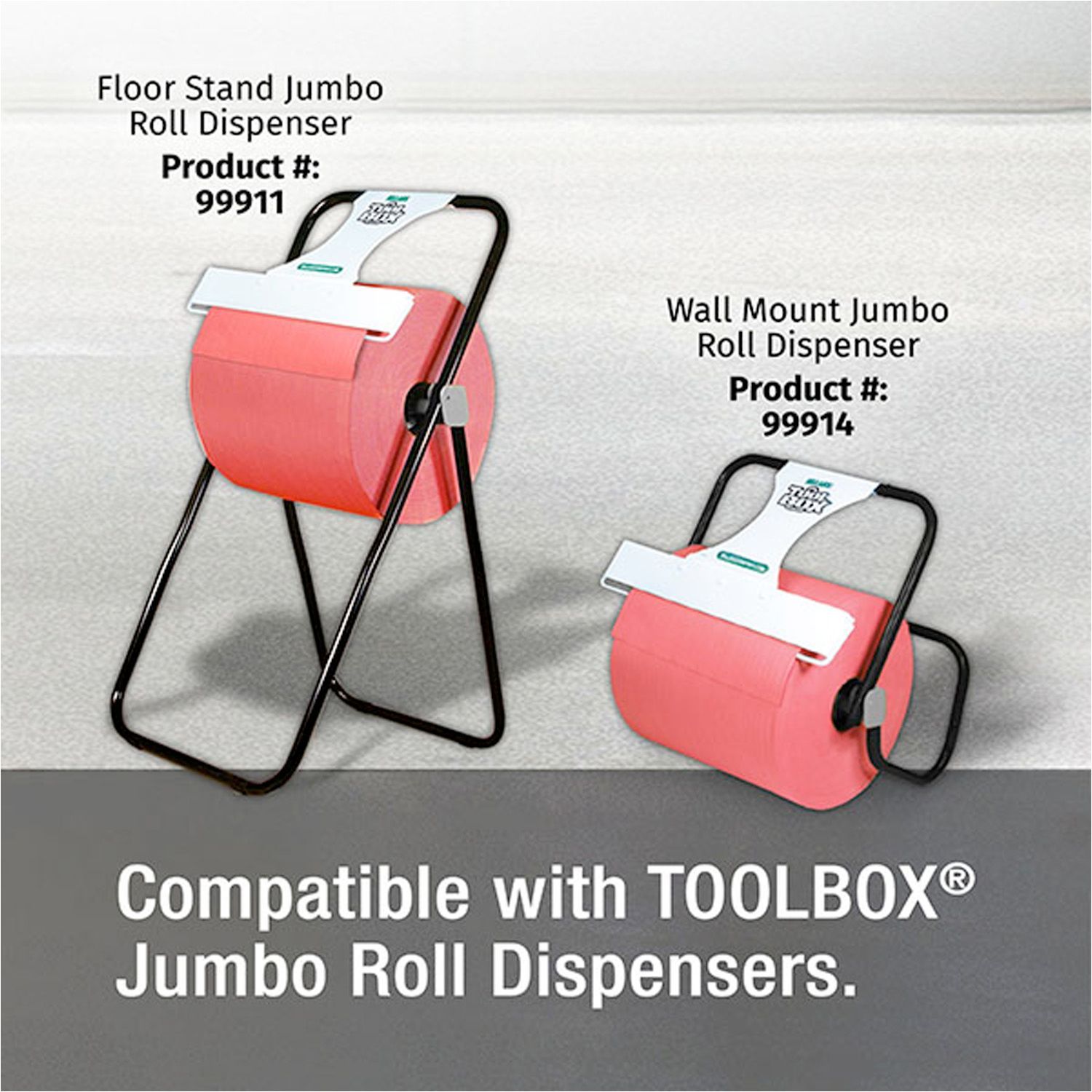 T800 Red Heavy Weight Jumbo Roll Wipers, 475 Sheets Per Roll